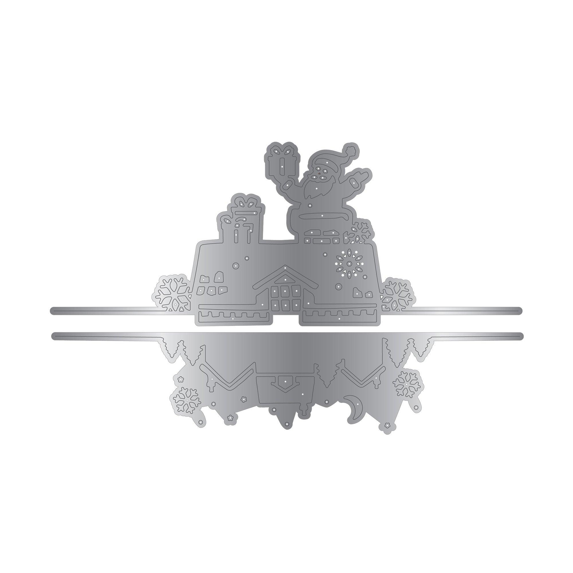 Multi - Crafters Companion - On the Rooftops Metal Die Edge Set - 2