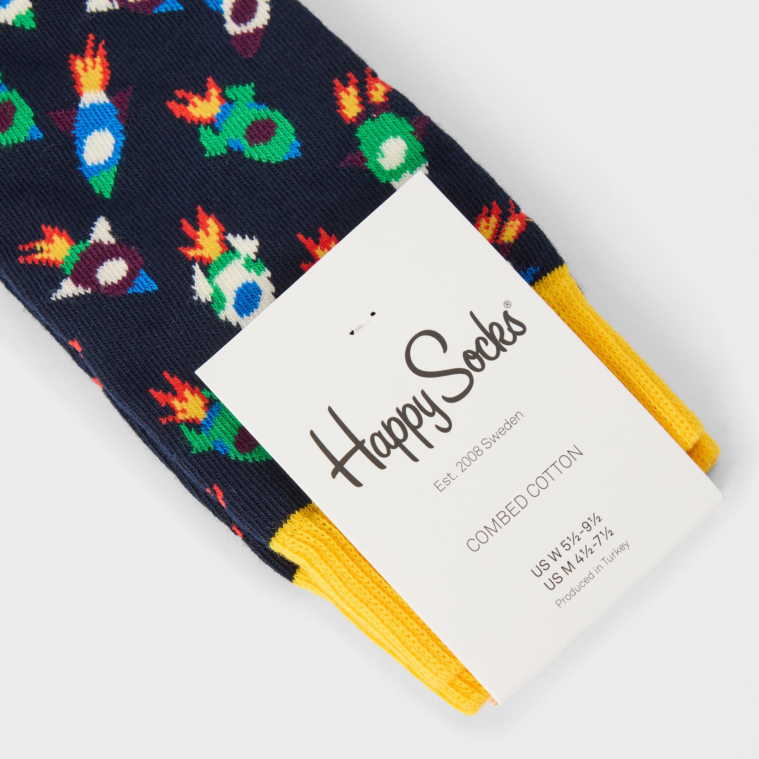 Navy - Happy Socks - Rocket Sk 99 - 2