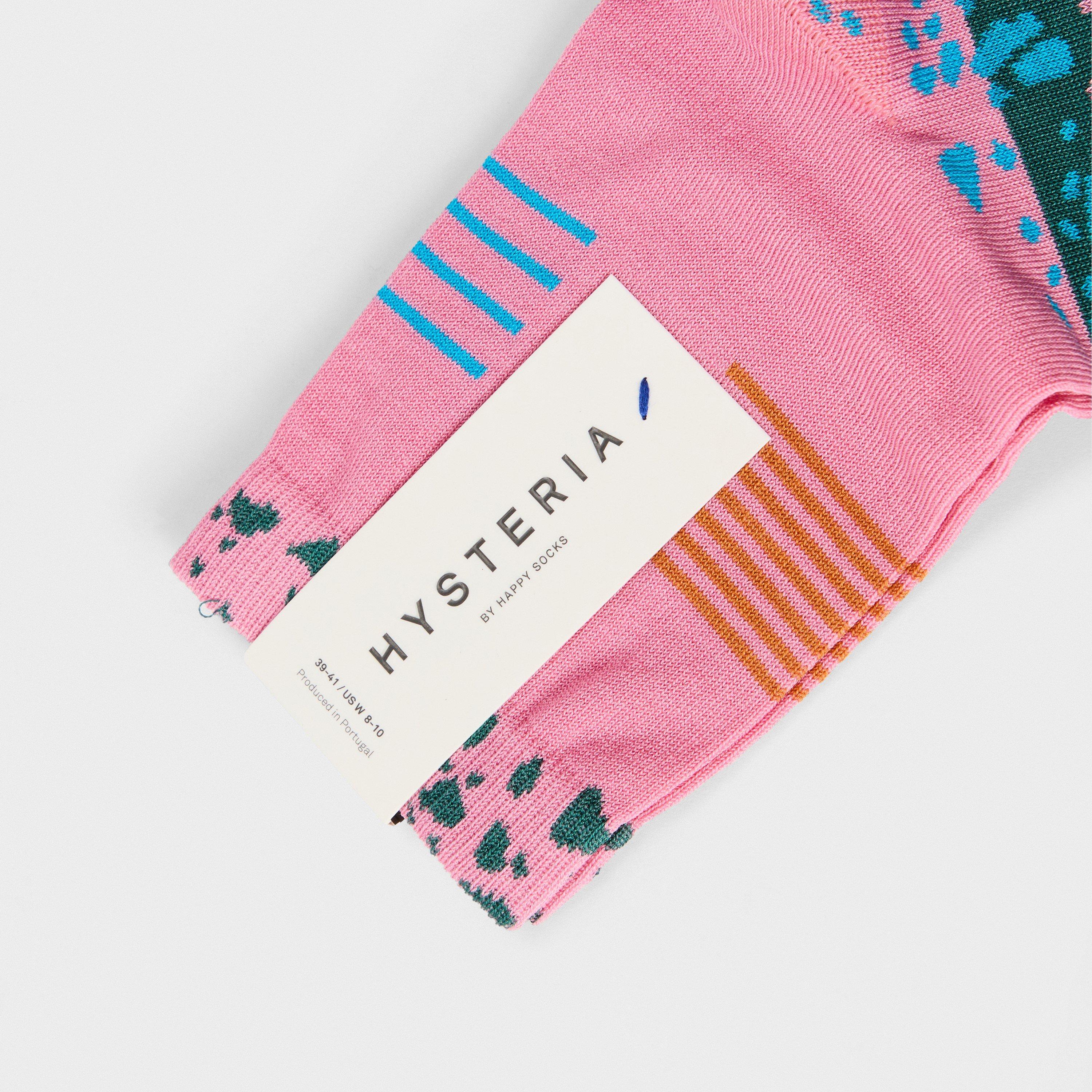 Pink - Happy Socks - Ruby Ankle Pop - 2
