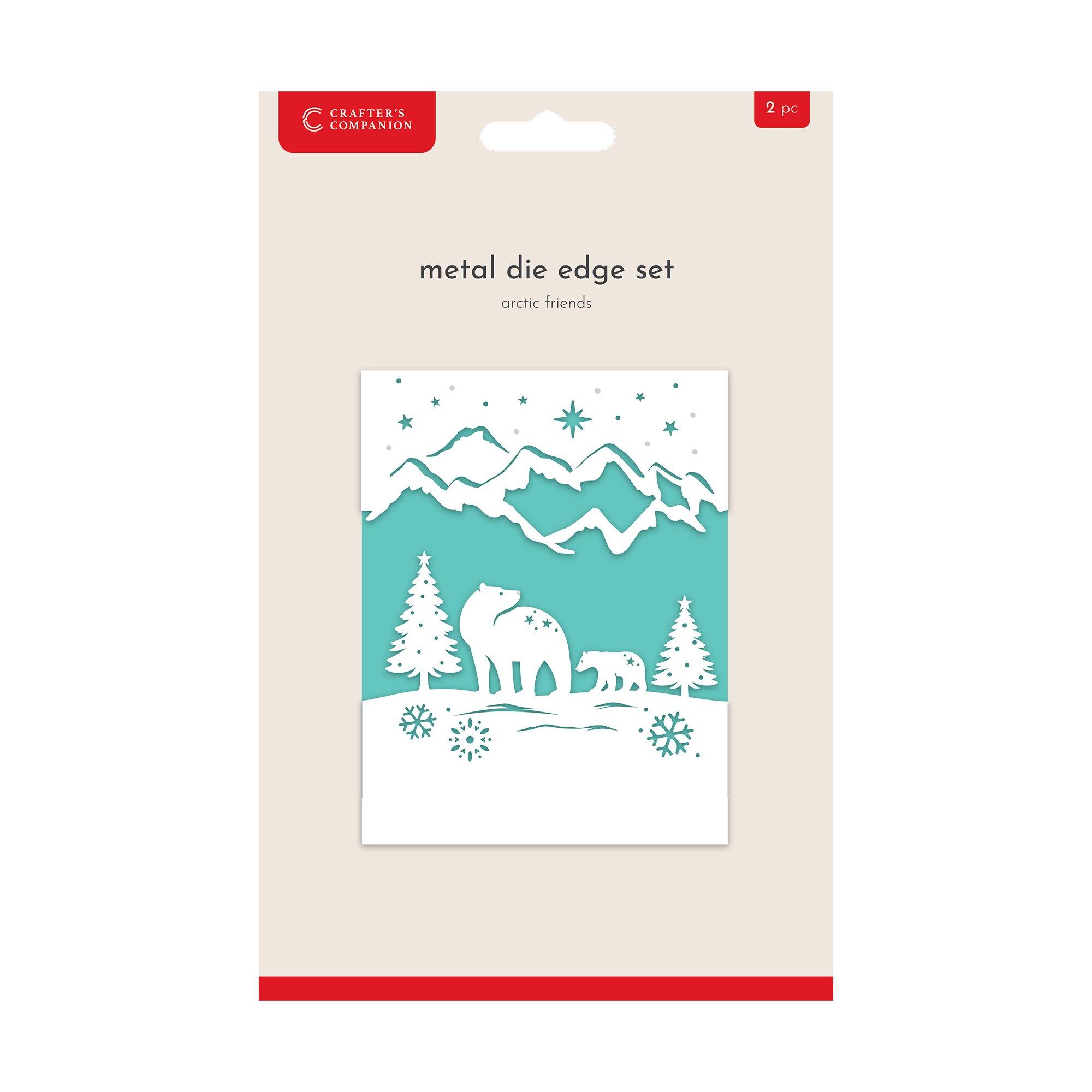 Multi - Crafters Companion - Arctic Friends Metal Die Edge Set - 1