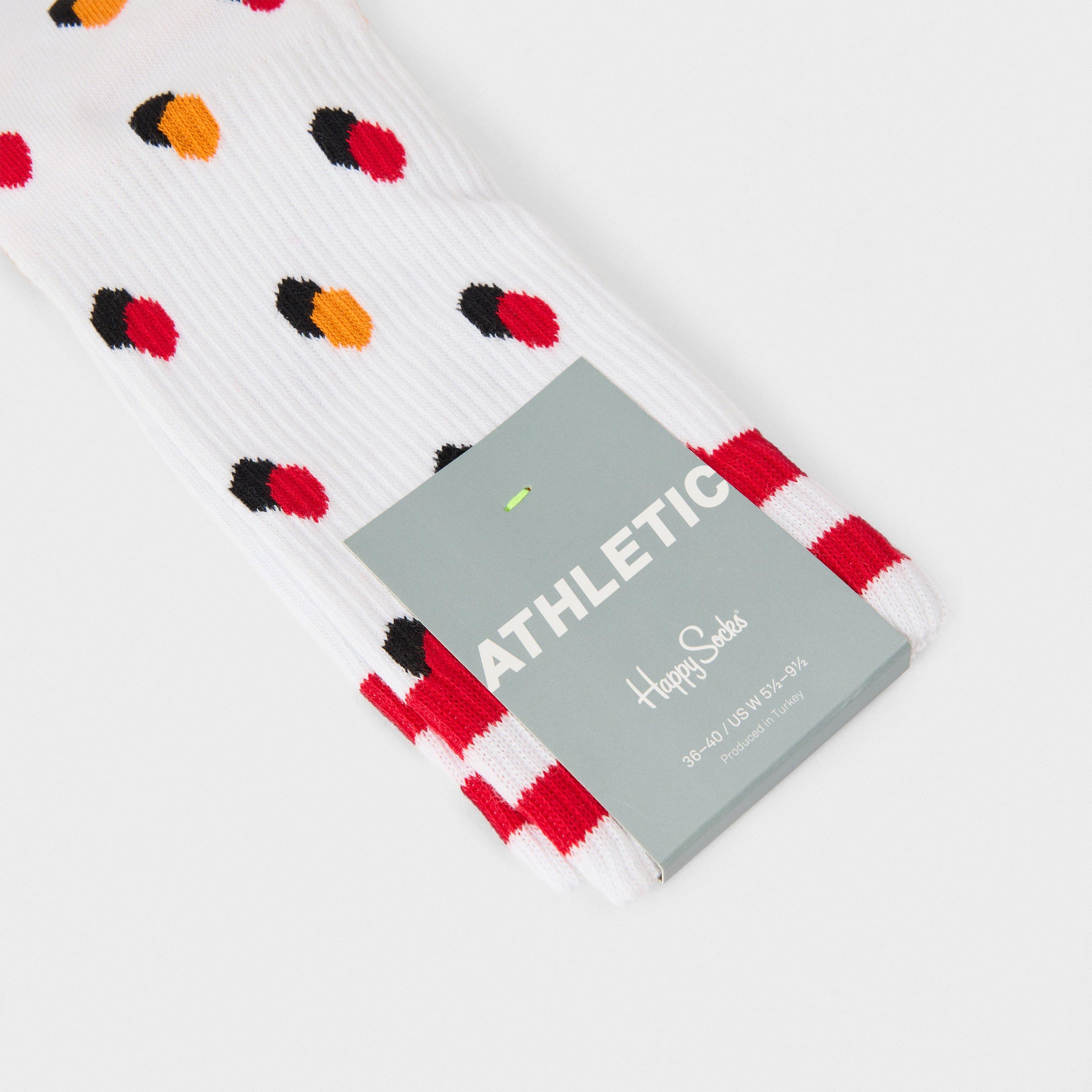 White - Happy Socks - Shdw Dot Sk 99 - 2