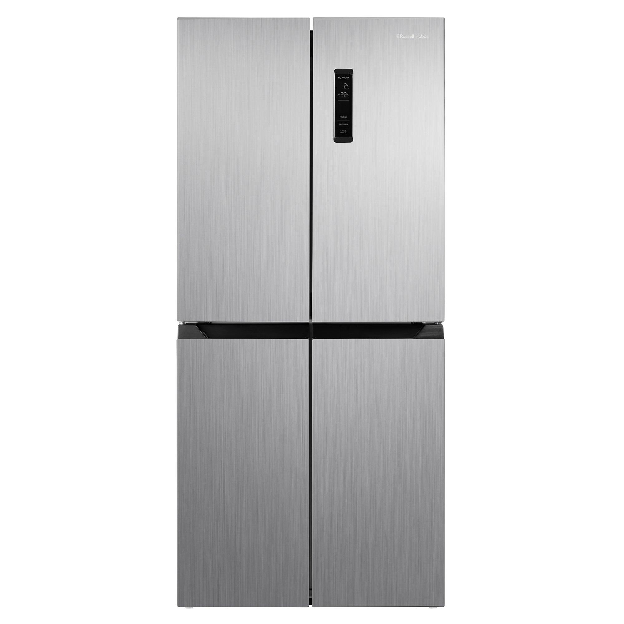 Stainless Steel - Russell Hobbs - RH180A4FF802E1SS 50/50 Split 4 Door Fridge Freezer - 1