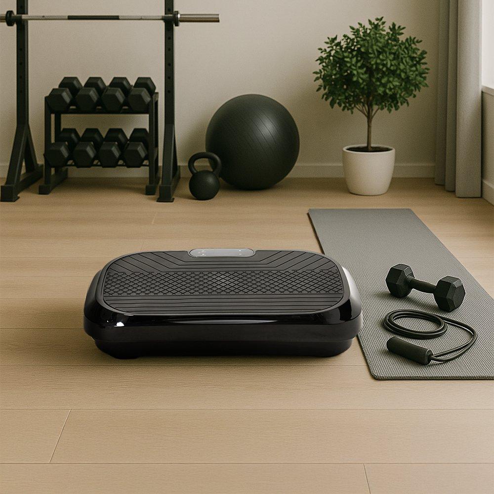 Life Ideas Sport  Vibration Plate Exercise Machine With Remote - Black