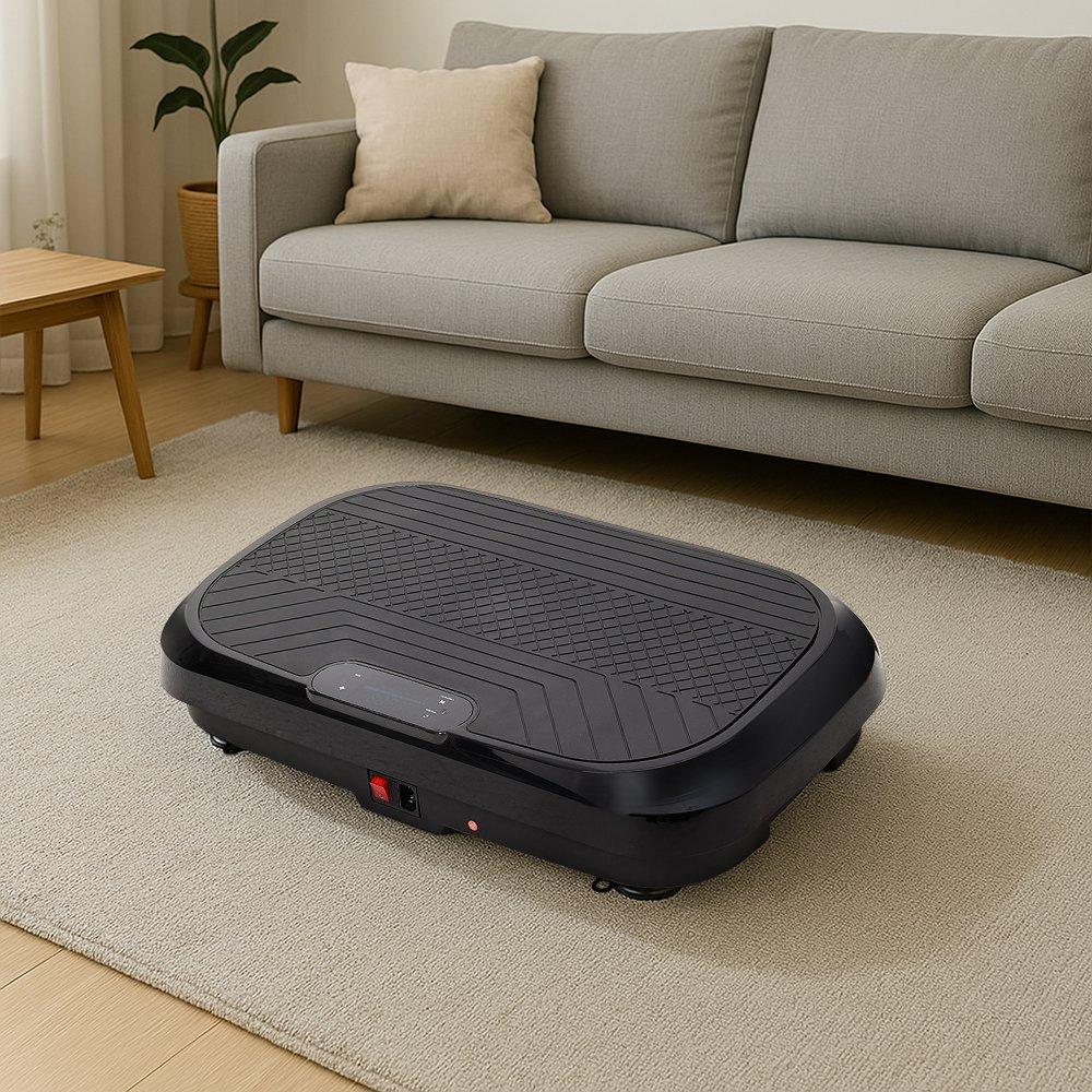 Black - LIFE IDEAS SPORT - Vibration Plate Exercise Machine with Remote - 2