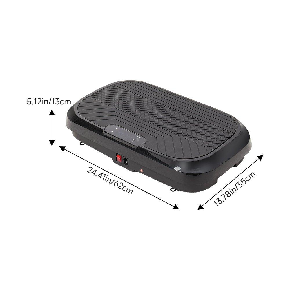 Black - LIFE IDEAS SPORT - Vibration Plate Exercise Machine with Remote - 3