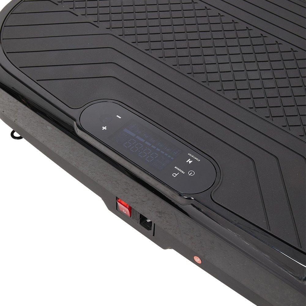Black - LIFE IDEAS SPORT - Vibration Plate Exercise Machine with Remote - 9