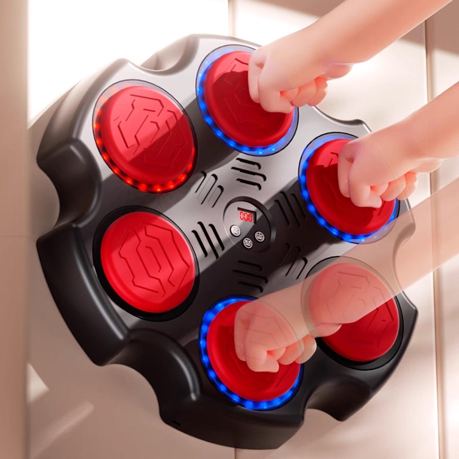 LIFE IDEAS SPORT 6-Target Bluetooth Music Boxing Machine Set