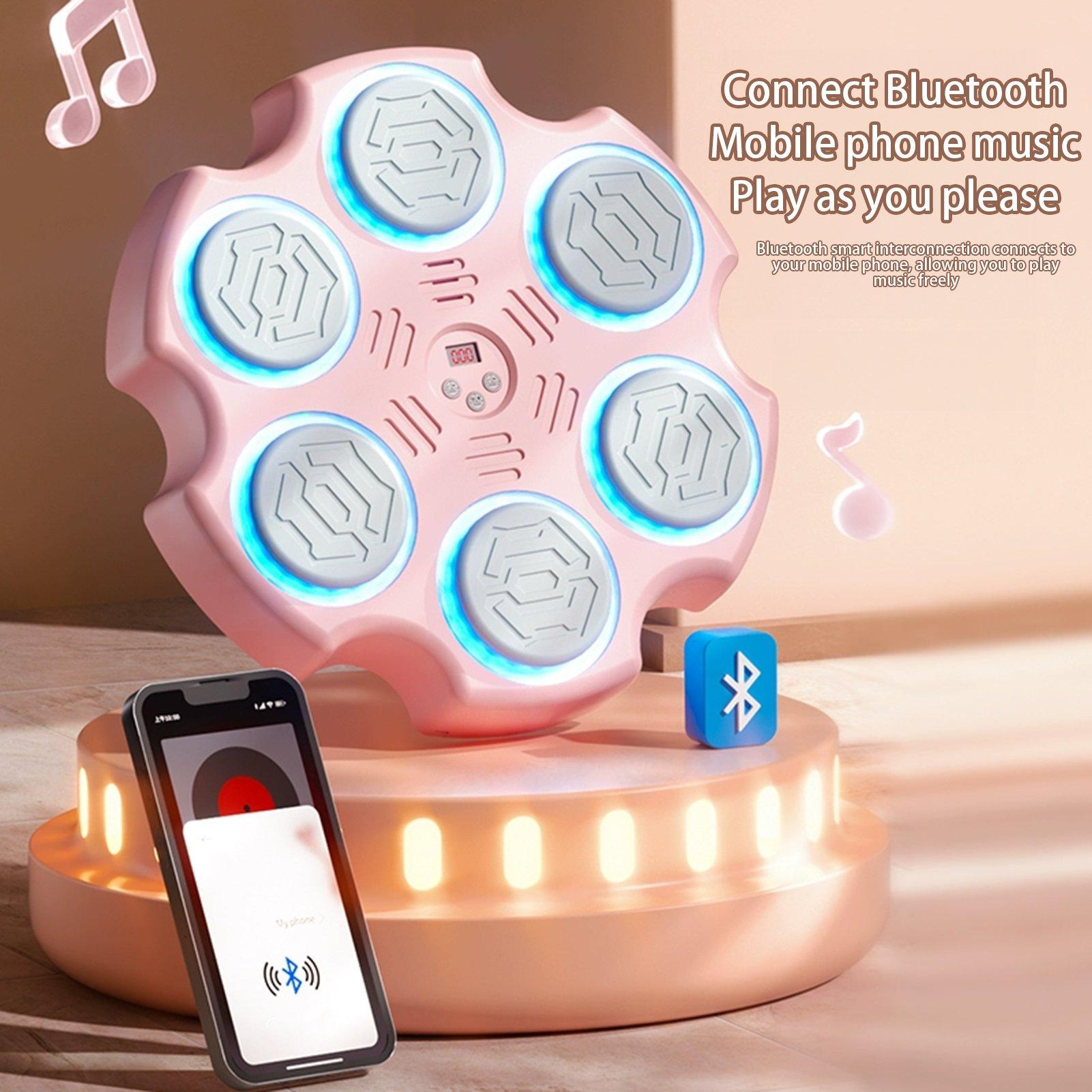 Pink - LIFE IDEAS SPORT - 6-Target Bluetooth Music Boxing Machine Set - 7