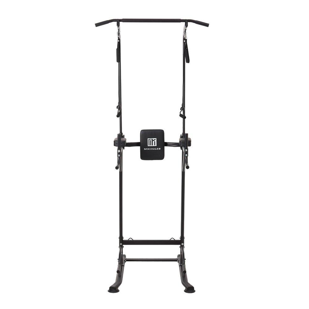 Black - LIFE IDEAS SPORT - Multi-Functional Adjustable Pull-Up Tower - 6
