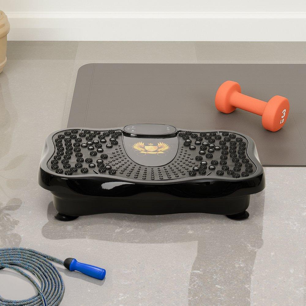 Life Ideas Sport  Vibration Plate Exercise Machine With Remote - Black