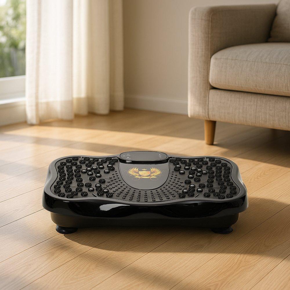 Black - LIFE IDEAS SPORT - Vibration Plate Exercise Machine with Remote - 2