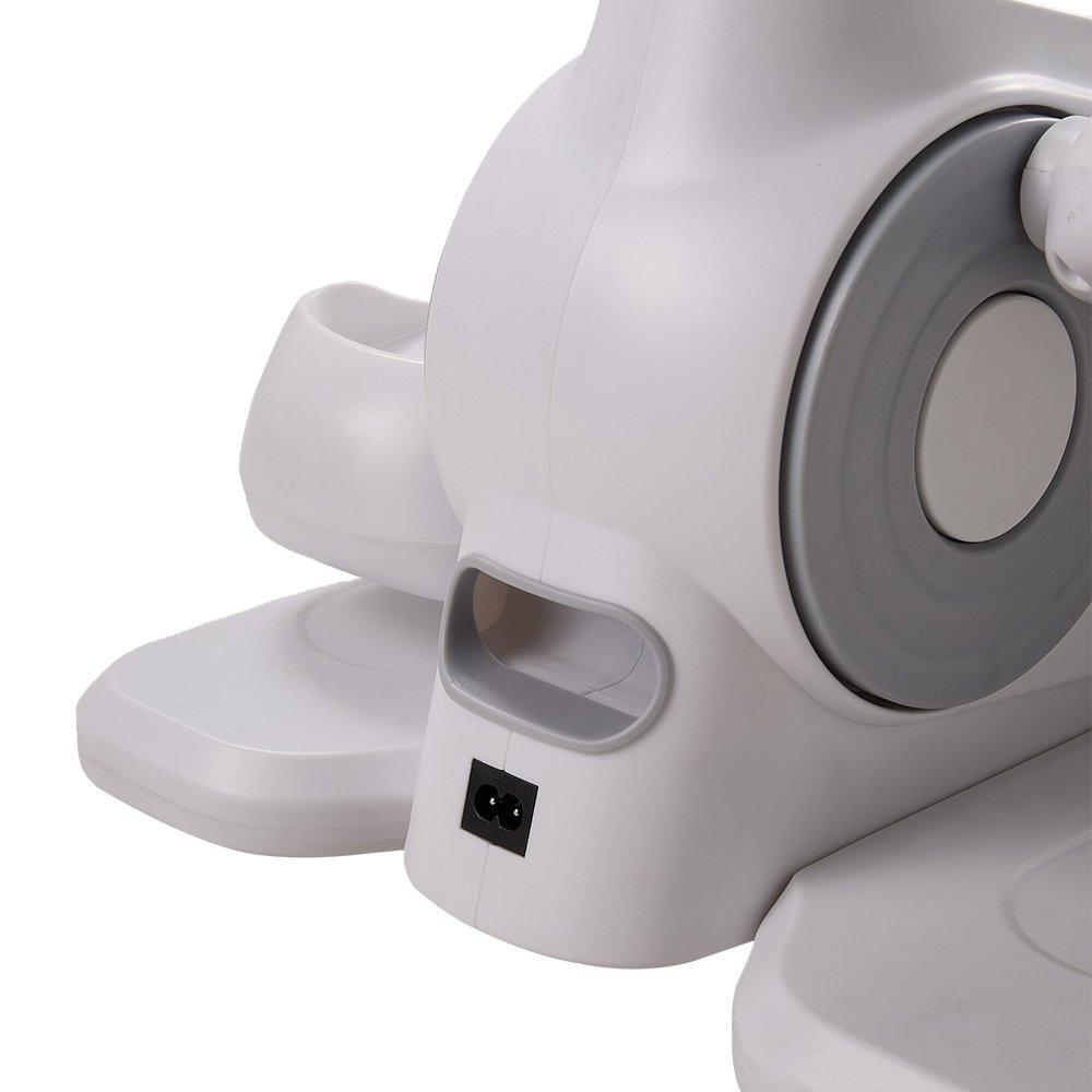 White - LIFE IDEAS SPORT - 12-Speed Under-Desk Electric Elliptical Trainer - 11