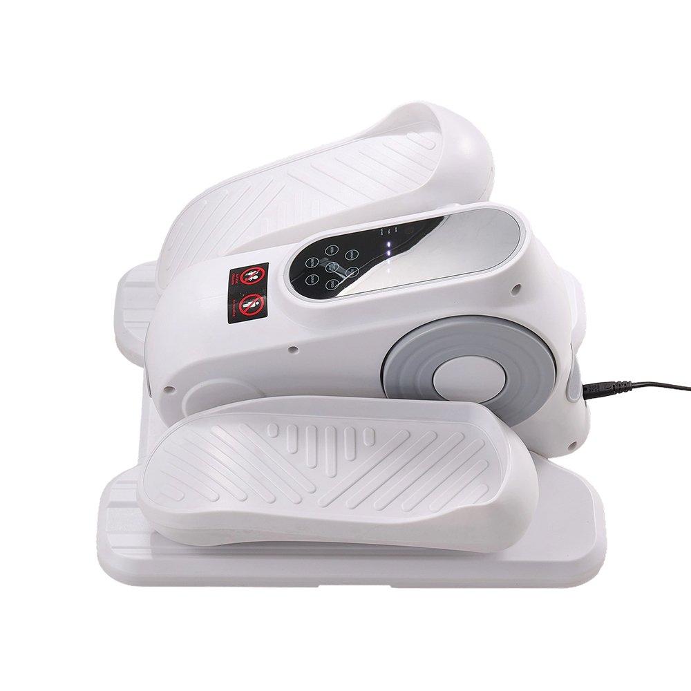 White - LIFE IDEAS SPORT - 12-Speed Under-Desk Electric Elliptical Trainer - 7