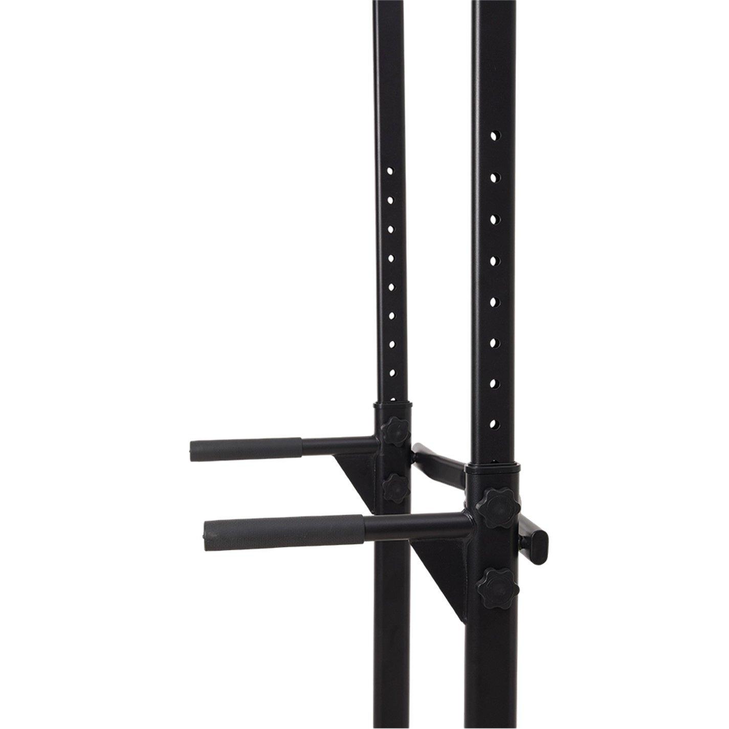 Black - LIFE IDEAS SPORT - Adjustable Power Tower Dip & Pull-Up Station - 13