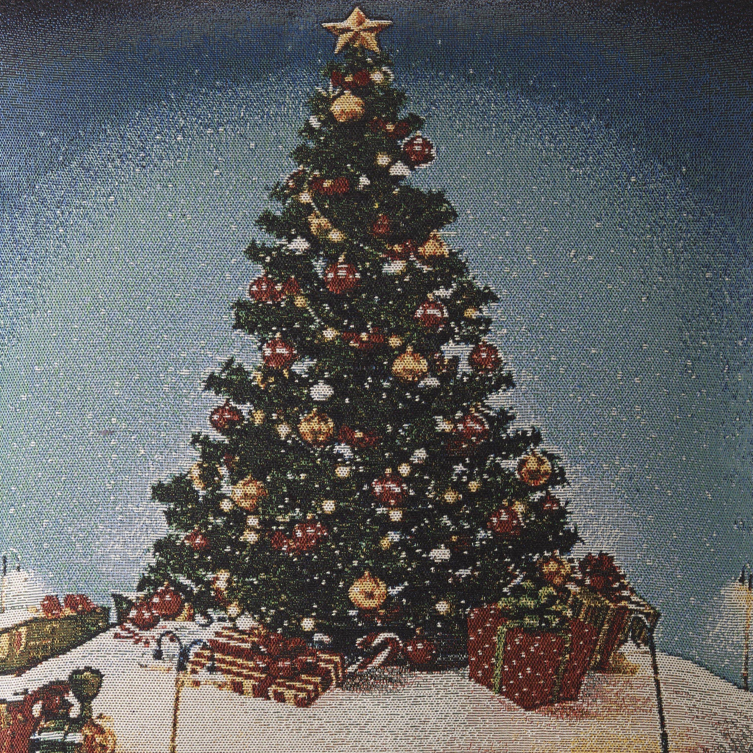 Multicolour - Alan Symonds - Spruce Tapestry Christmas Cushion - 3