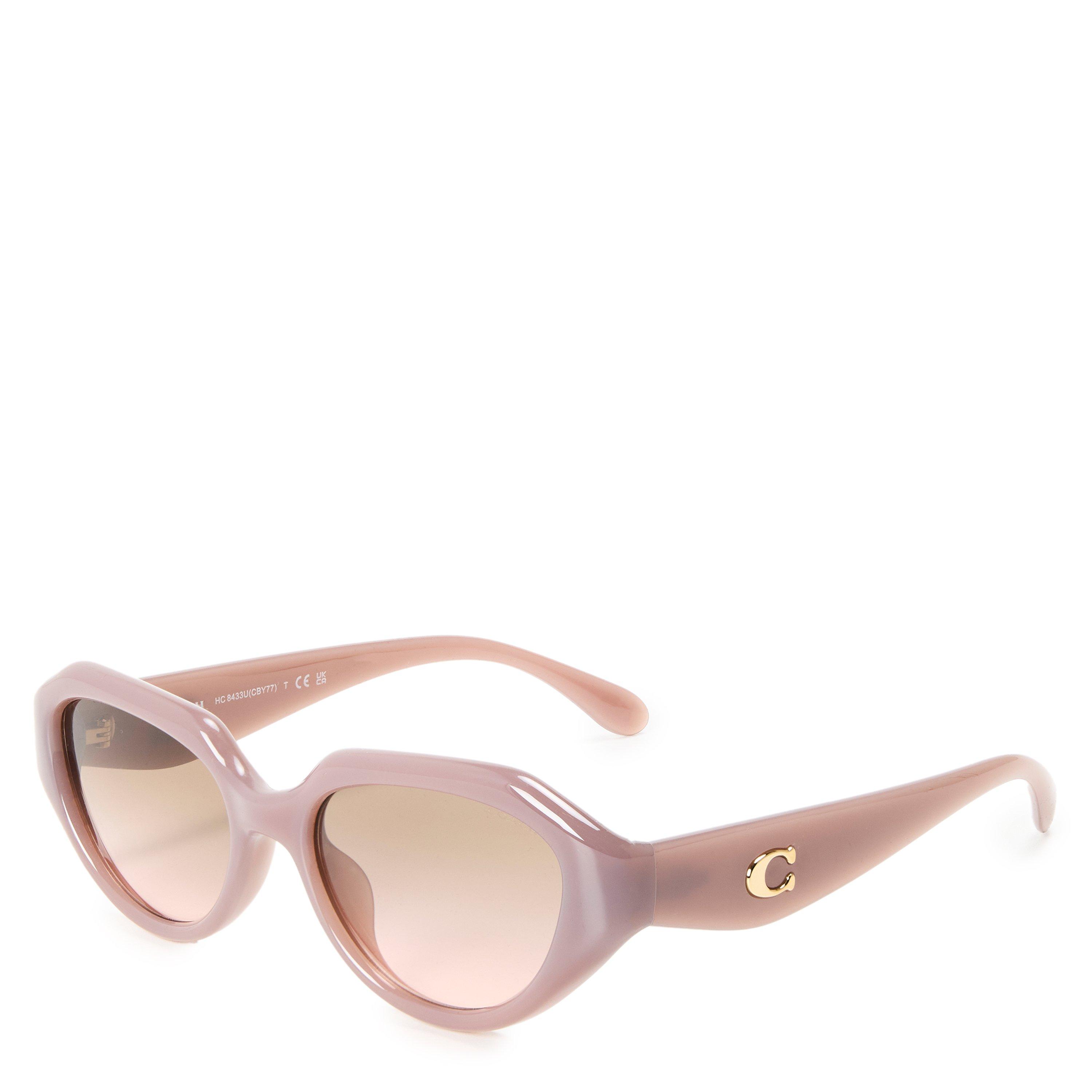 Coach Women's Hexagon Sunglasses - Milky Putty