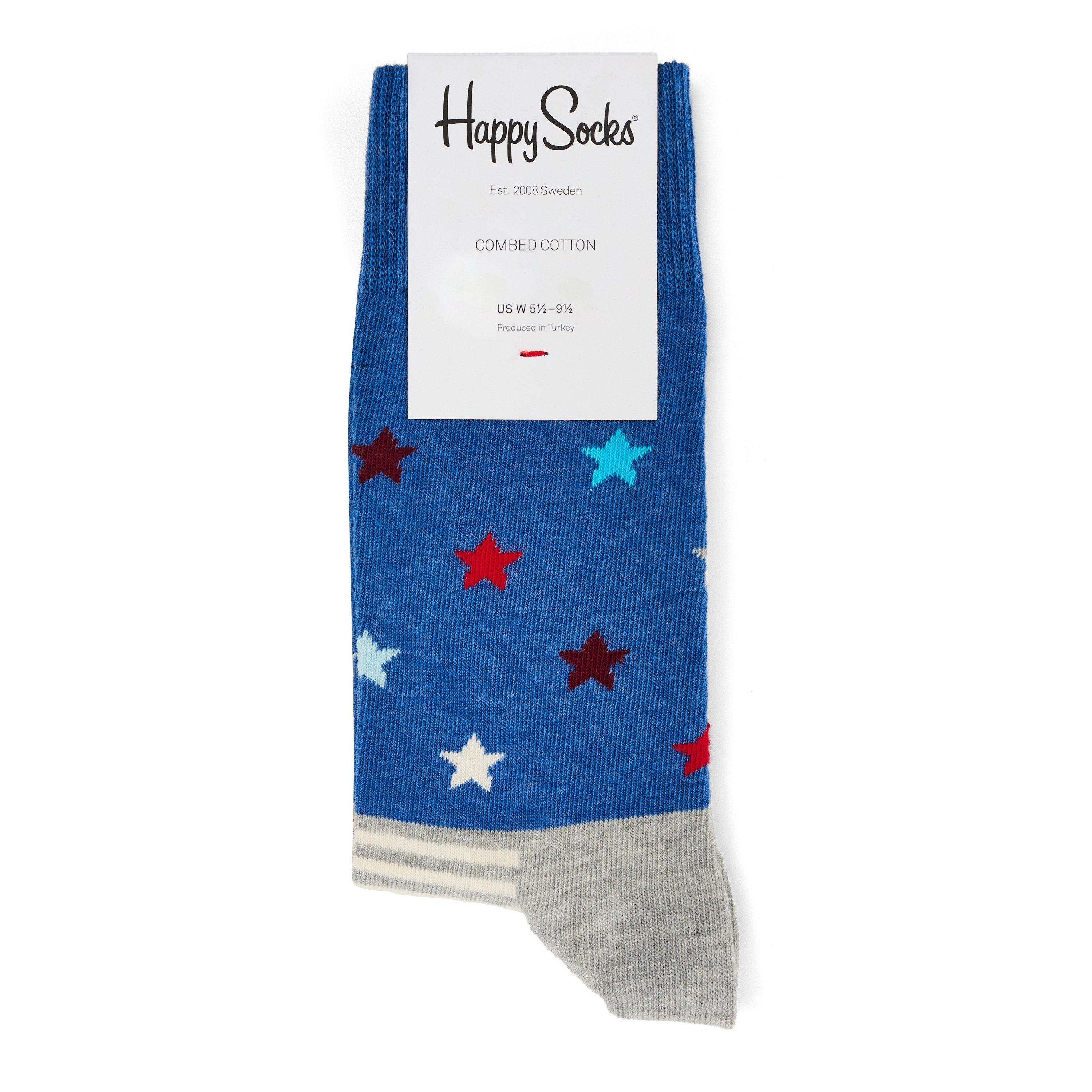 Blue - Happy Socks - Star Stripe Sk 99 - 2