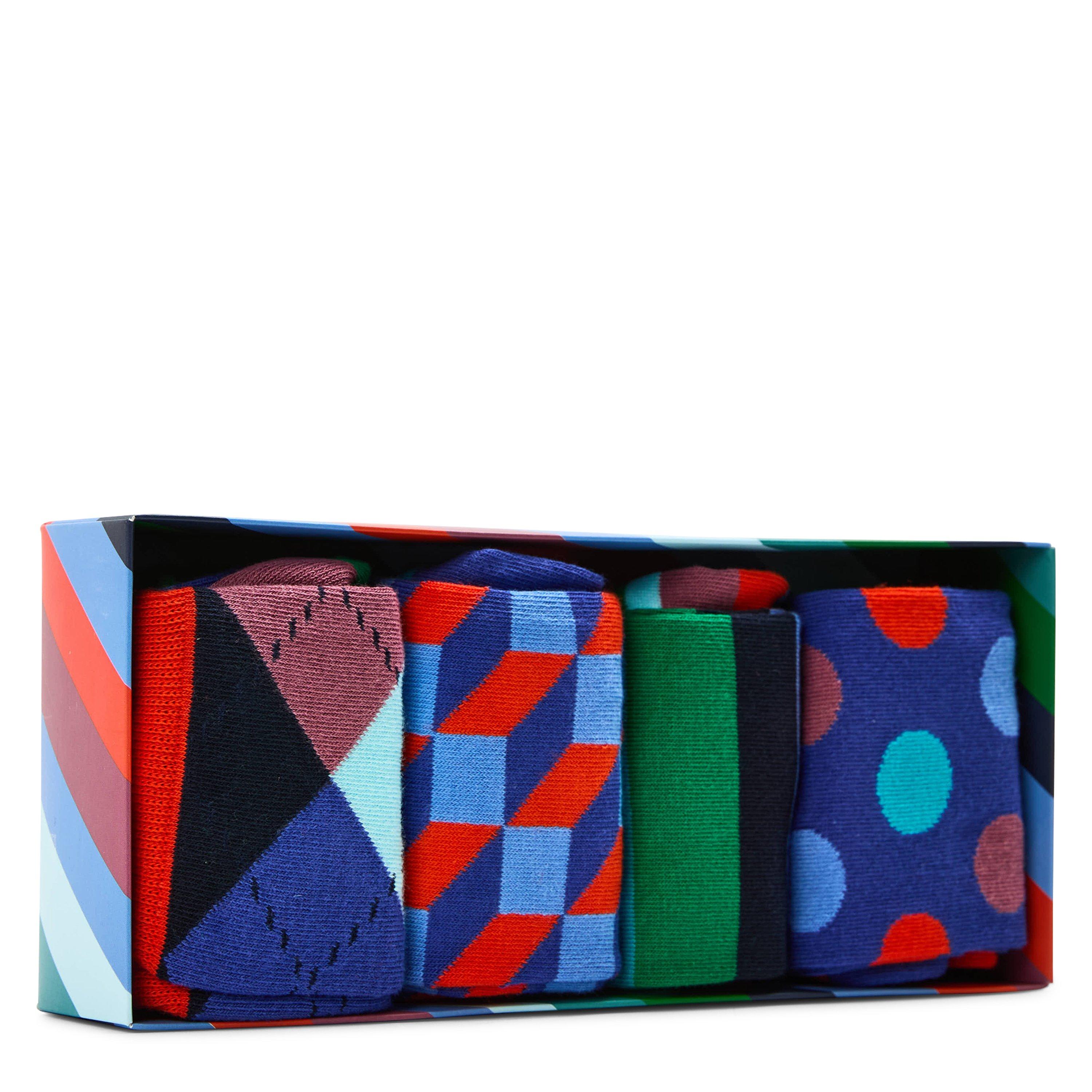 Green - Happy Socks - Strip Gift 4Pk 99 - 2