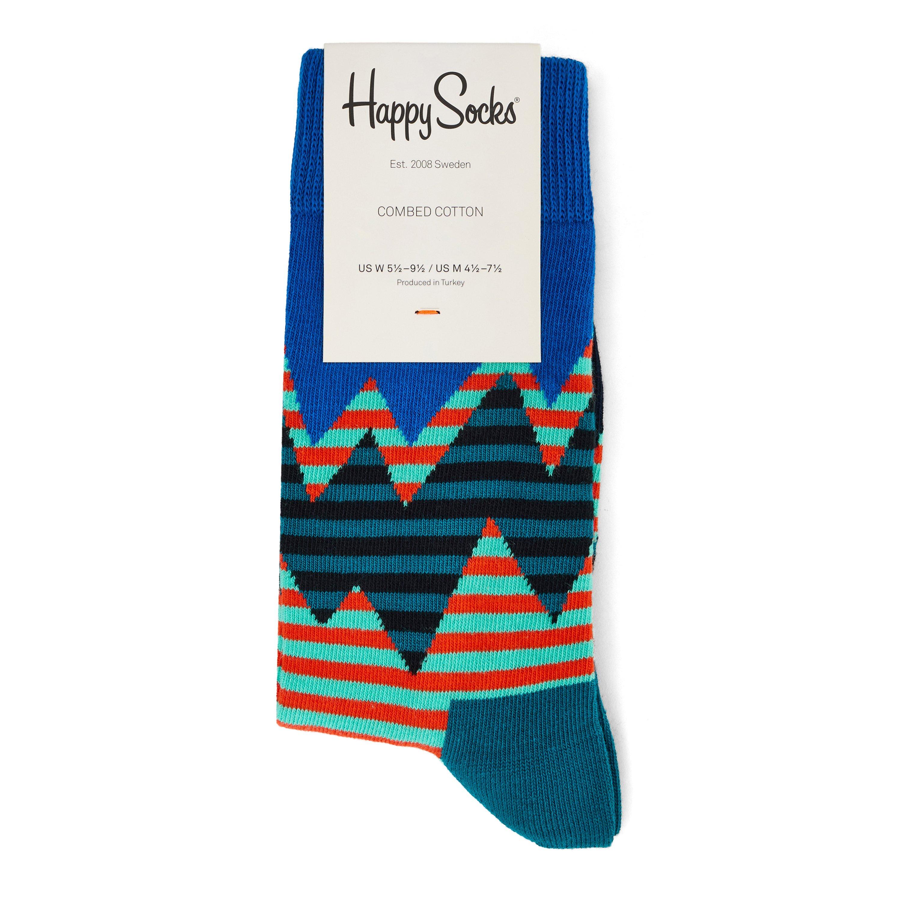 Turquesa - Happy Socks - Stripe Reef Pop - 2