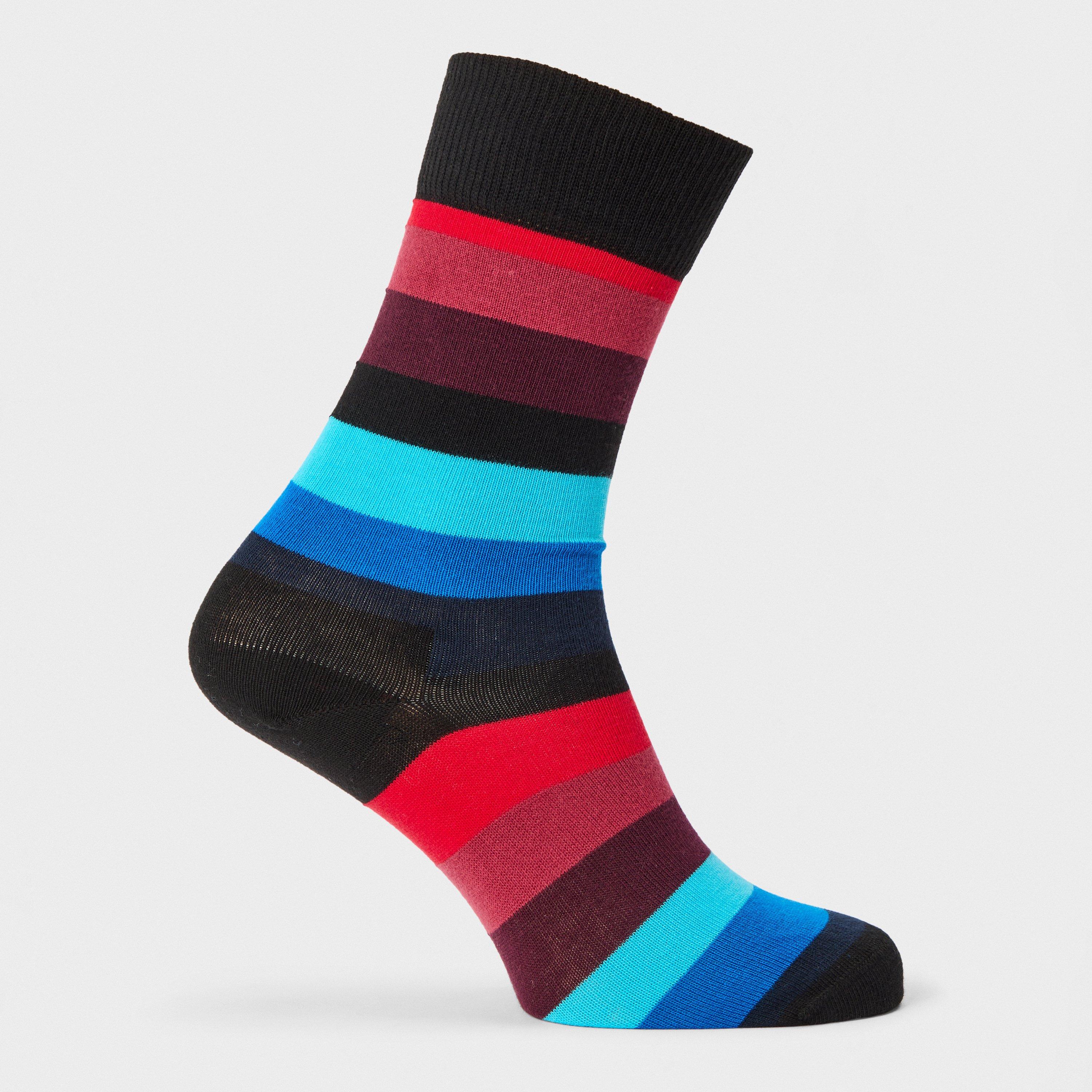 Happy Socks  Striped Pop - Black - 4-7(36-40)