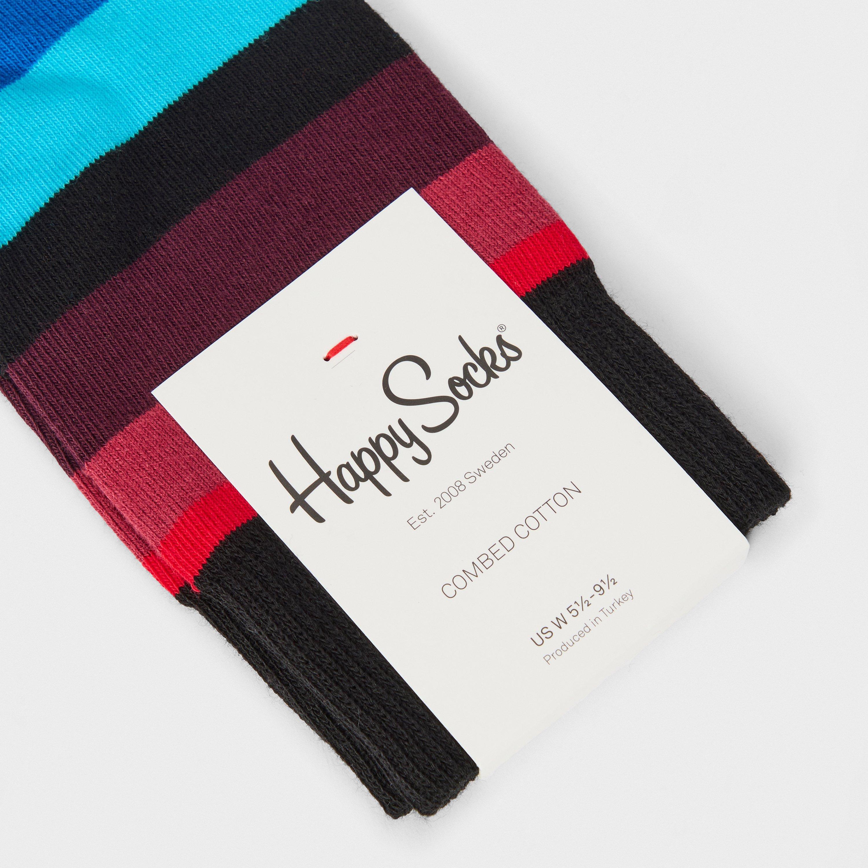 Black - Happy Socks - Stripe Sk 99 - 2