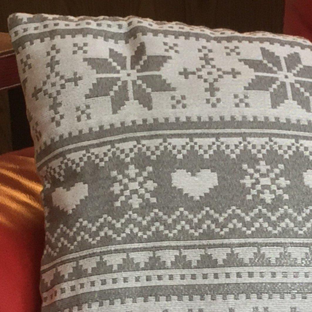 Grey - Alan Symonds - Love Snow Christmas Cushion - 2