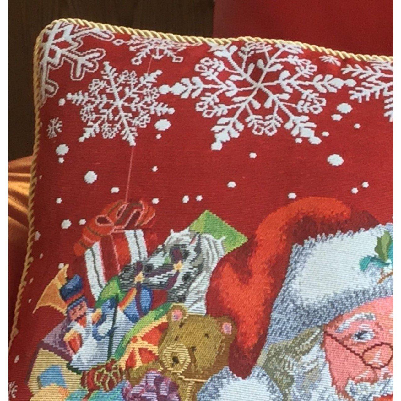 Multicolour - Alan Symonds - Santa & Gifts Christmas Cushion - 2