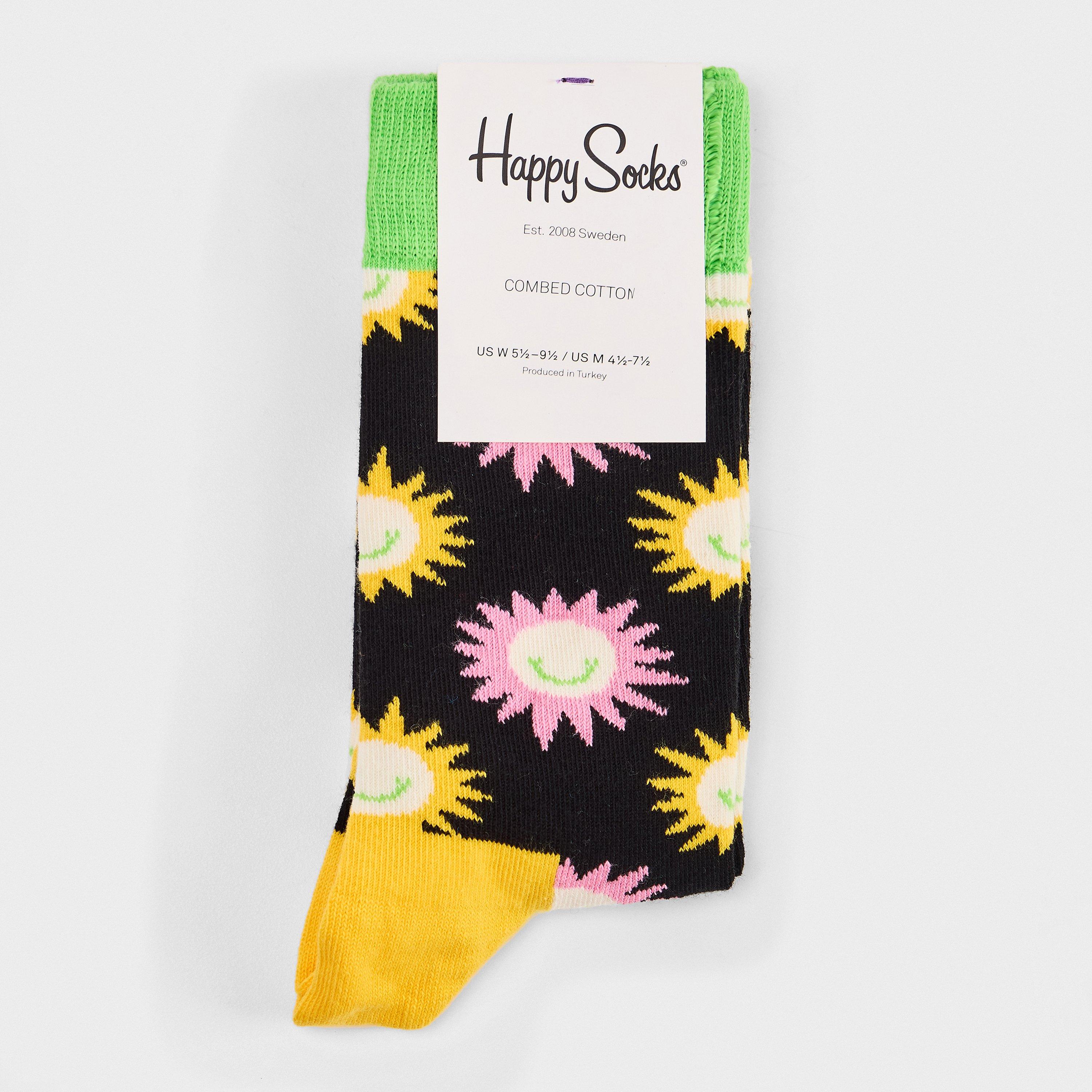 Black - Happy Socks - Happy Sunny Smile Sk 99 - 2
