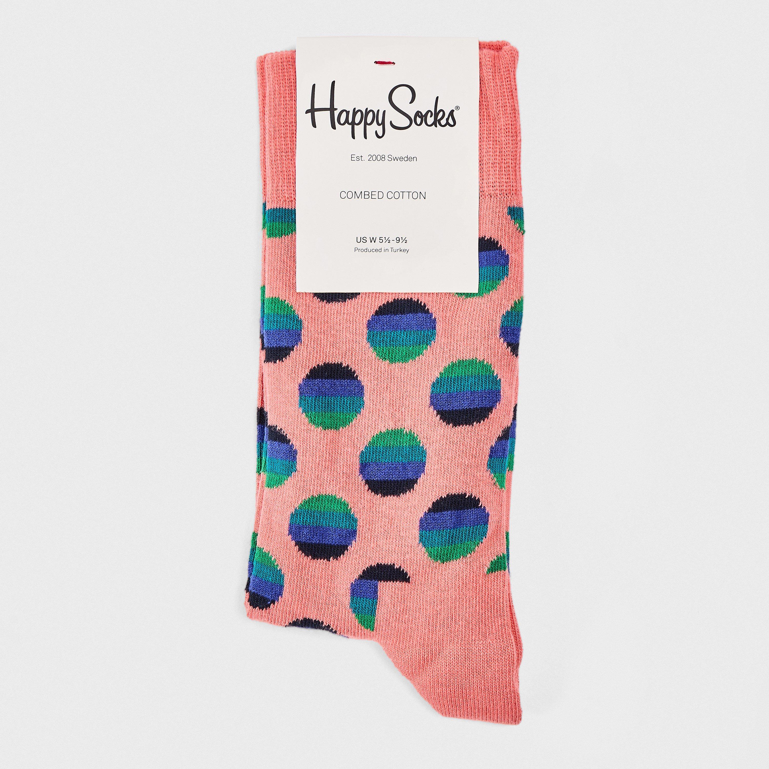 Light Orange - Happy Socks - Sunrise Dot Sk 99 - 2