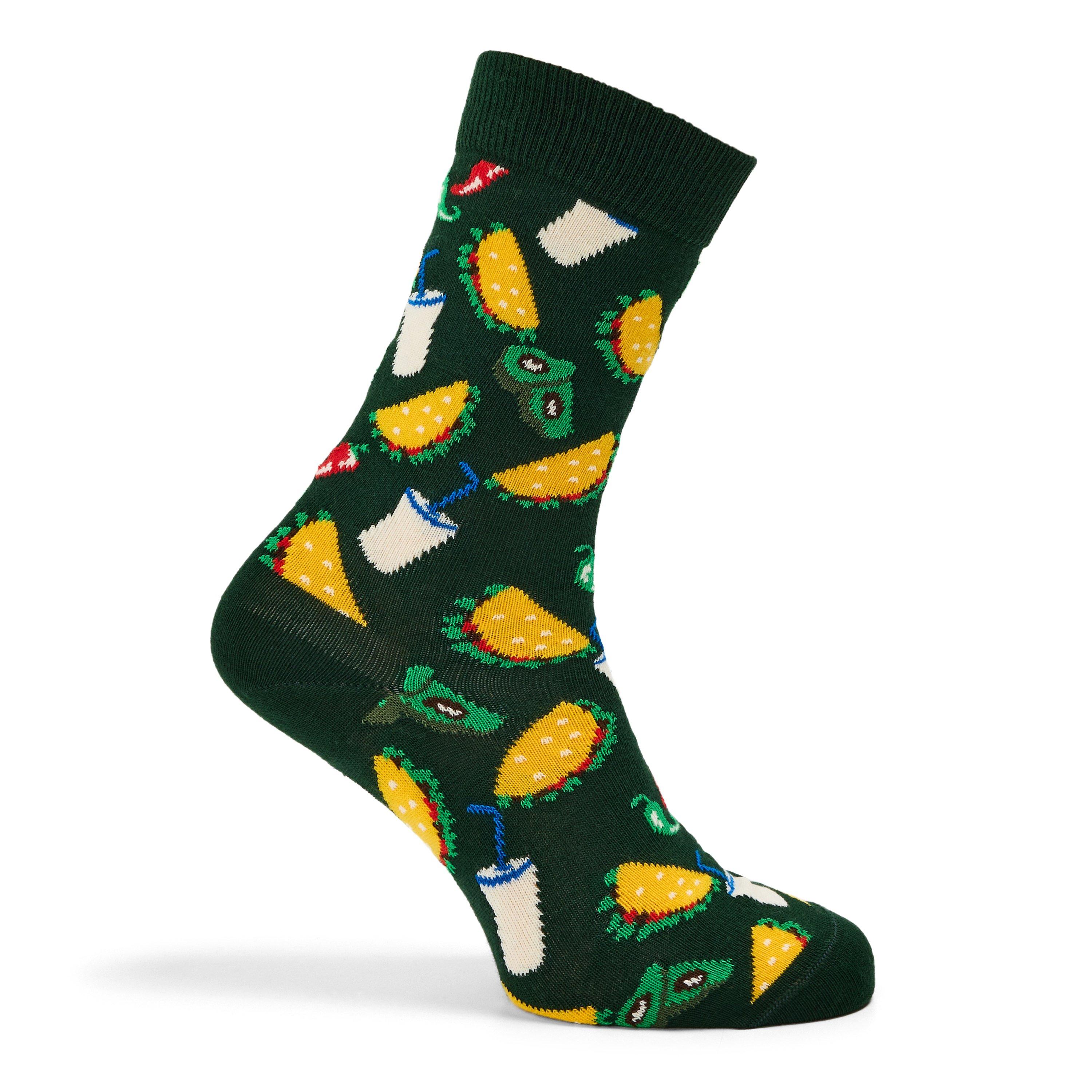 Dark Green - Happy Socks - Taco Pop - 1