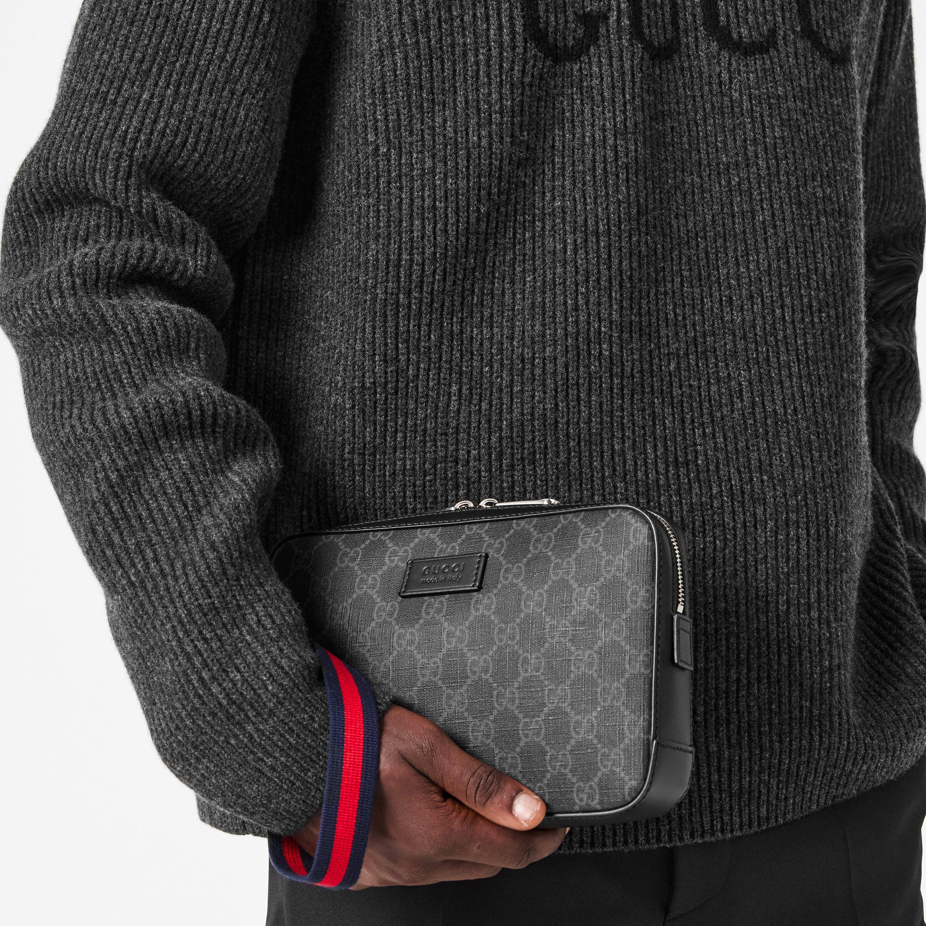 GG Black - Gucci - Men's Pouch - 3