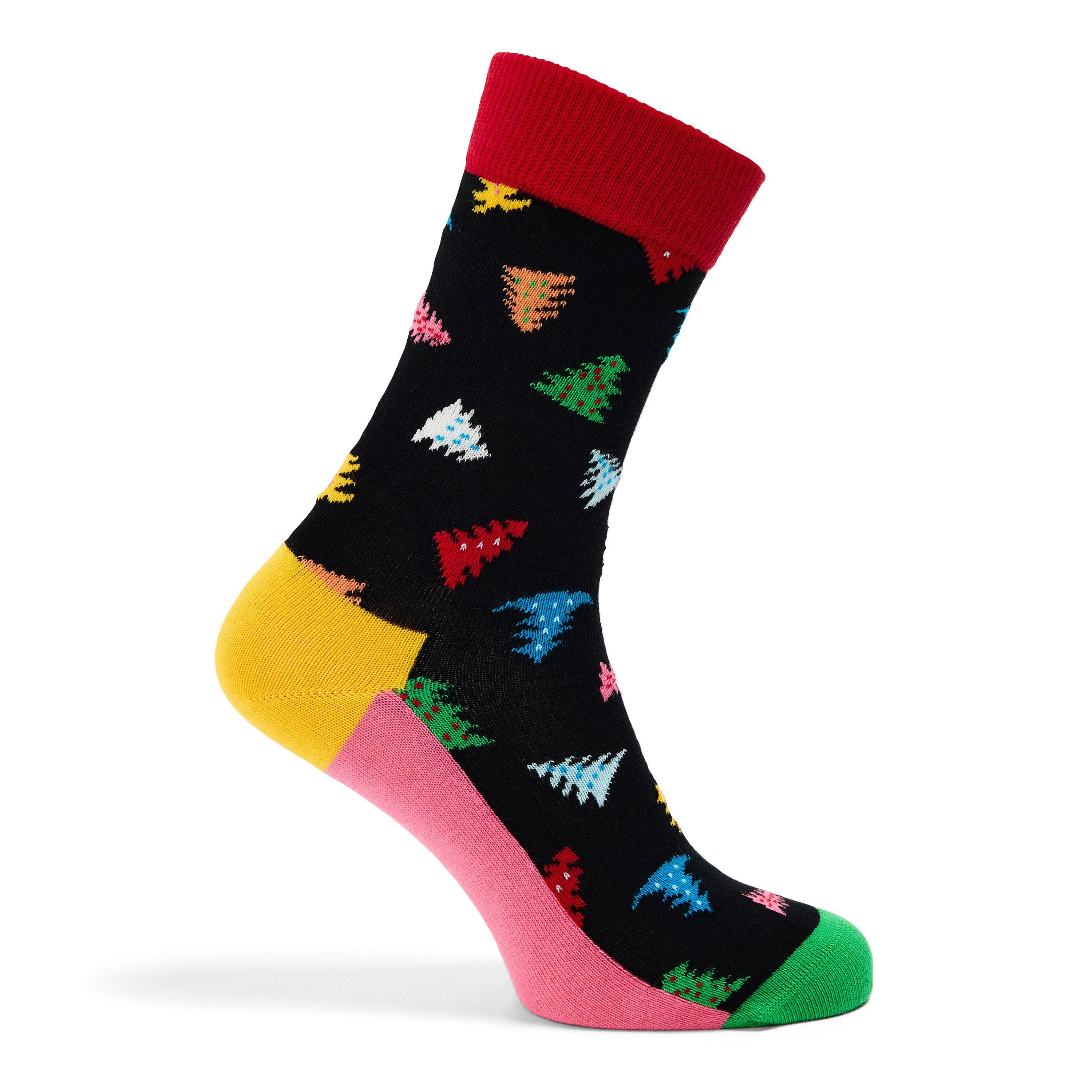 Happy Socks  Trees Pop - Black - 4-7(36-40)