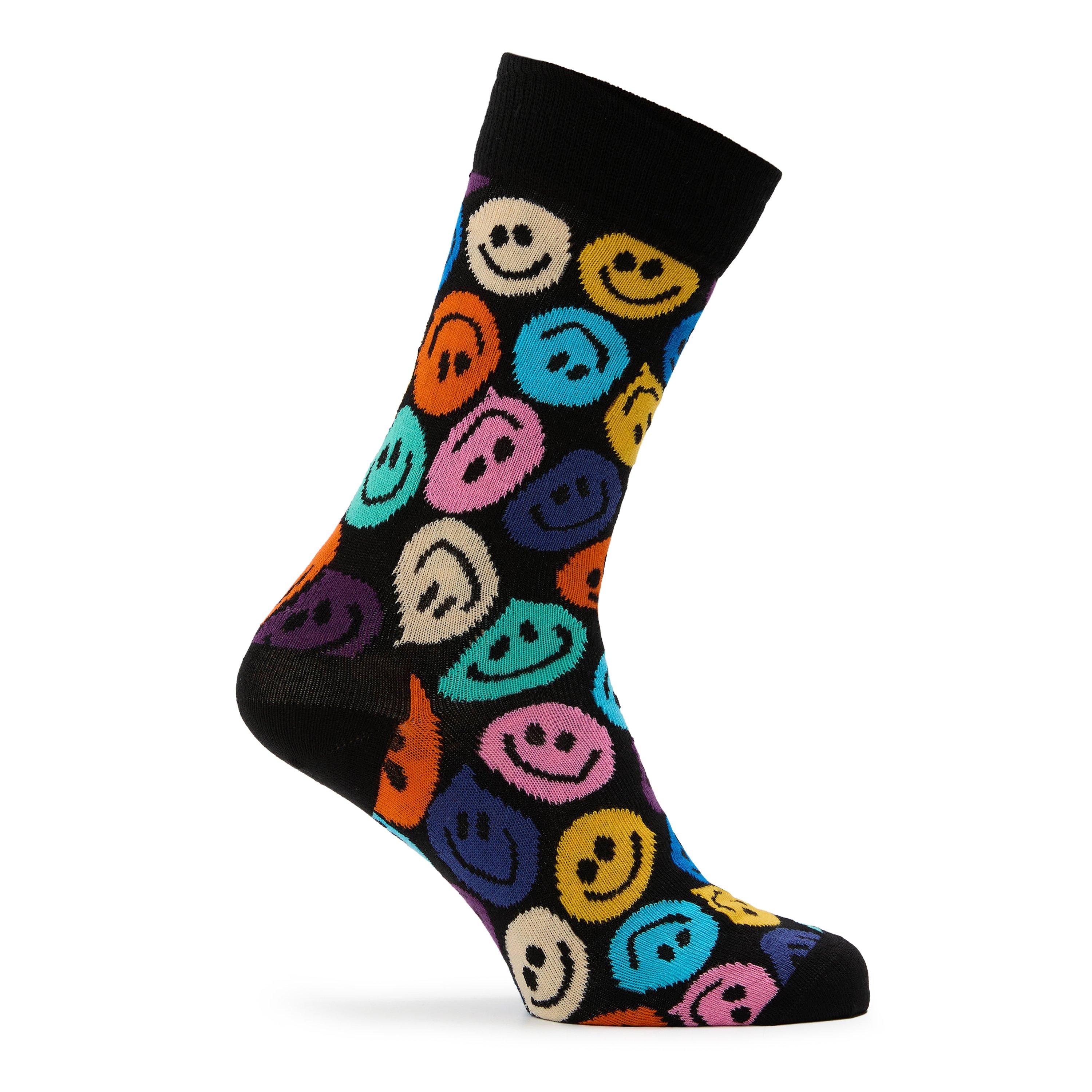 Black - Happy Socks - Twistd Smile Sk 99 - 2
