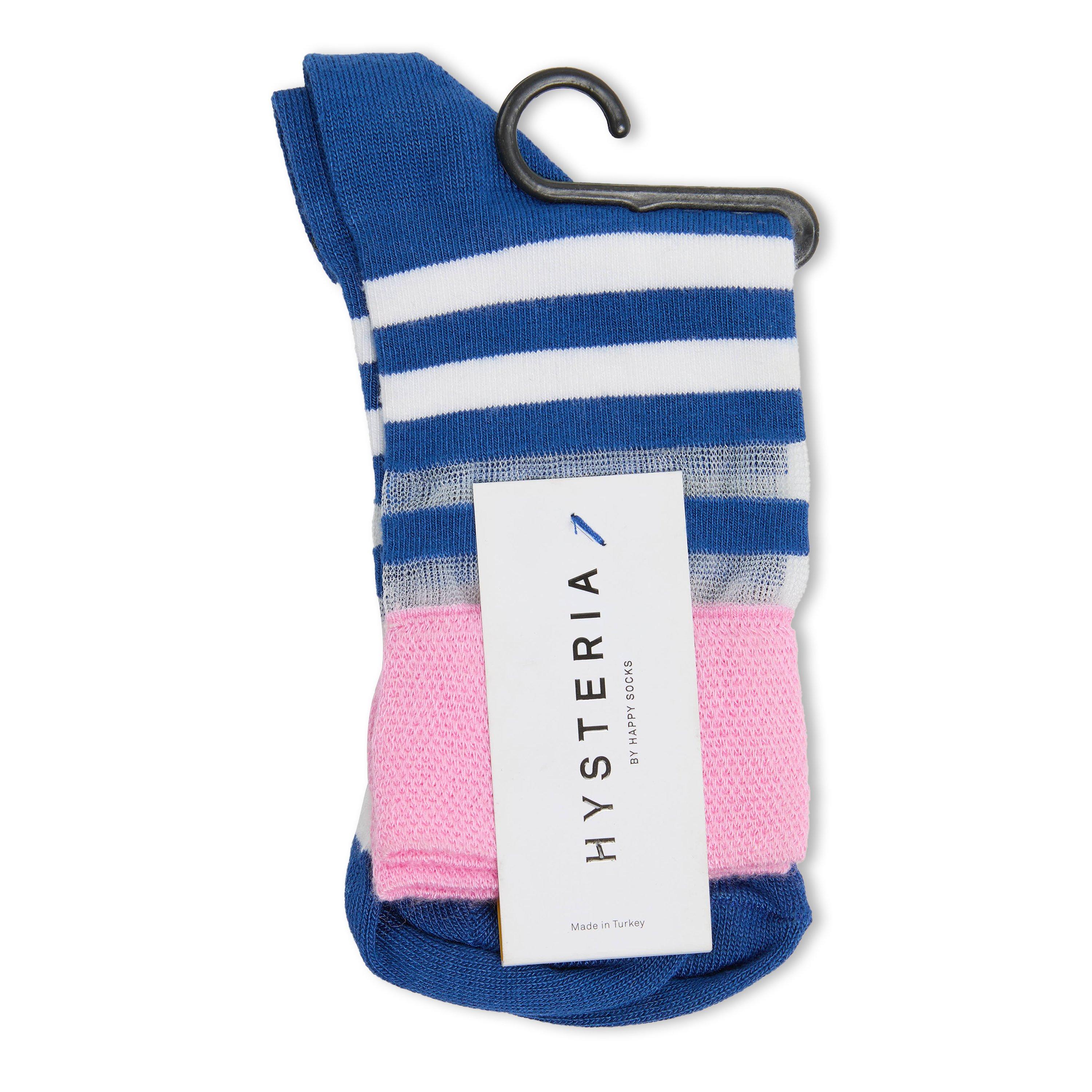 Navy - Happy Socks - Verna Ankle Pop - 1