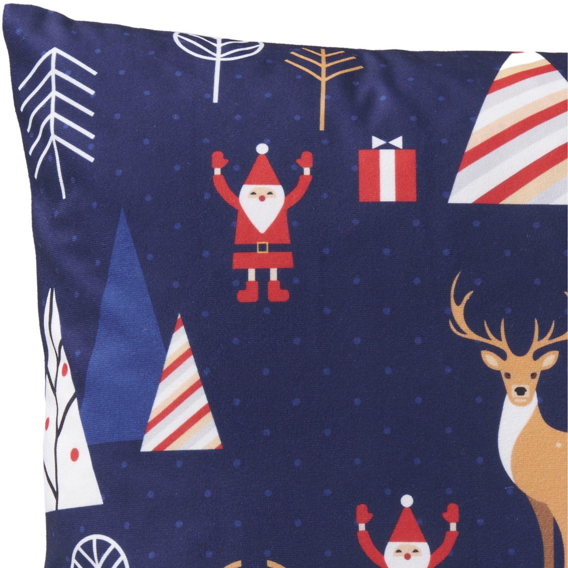 Blue - Alan Symonds - Christmas Eve Christmas Cushion - 2