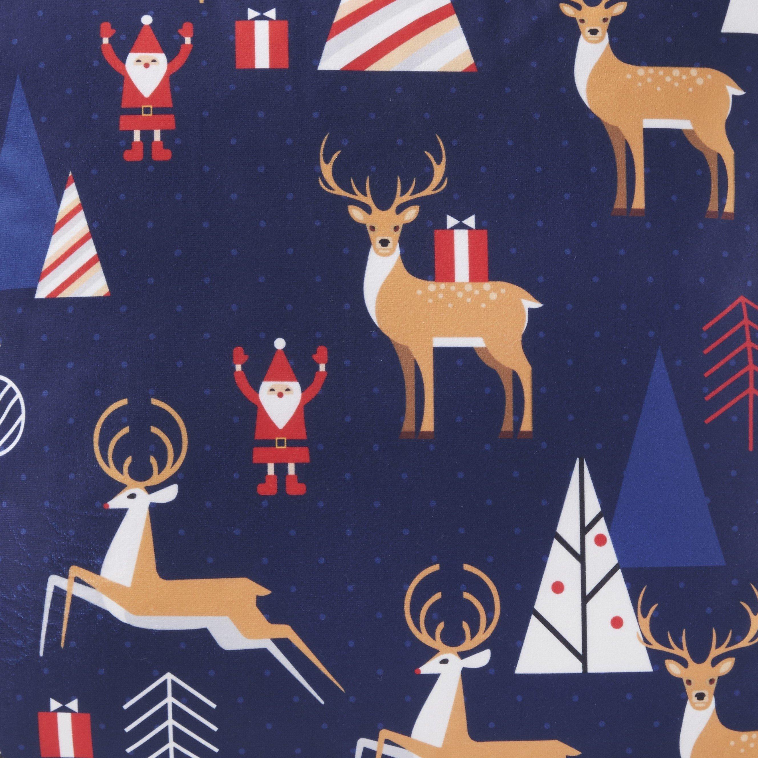 Blue - Alan Symonds - Christmas Eve Christmas Cushion - 3