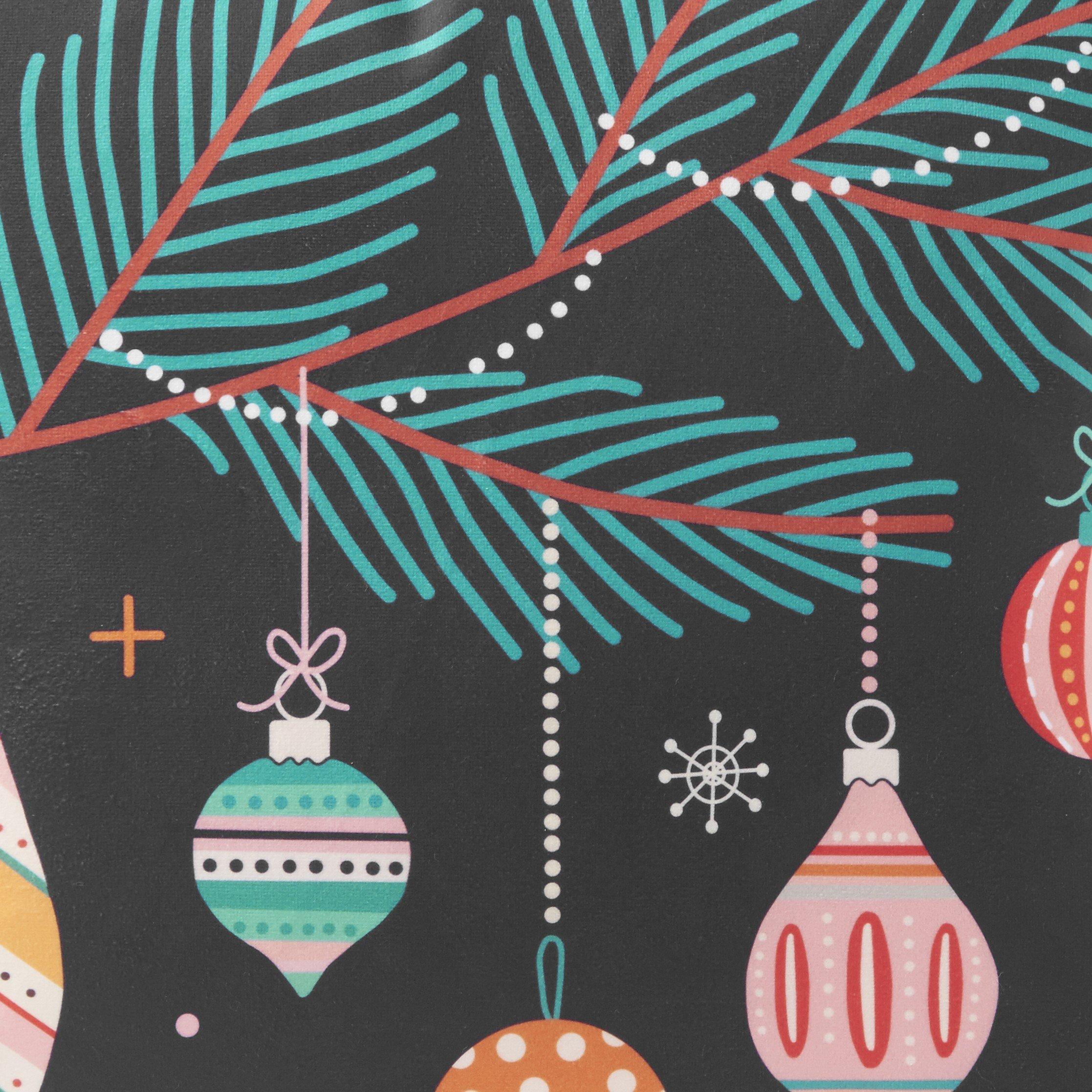 Multicolour - Alan Symonds - Baubles Velvet Christmas Cushion - 3