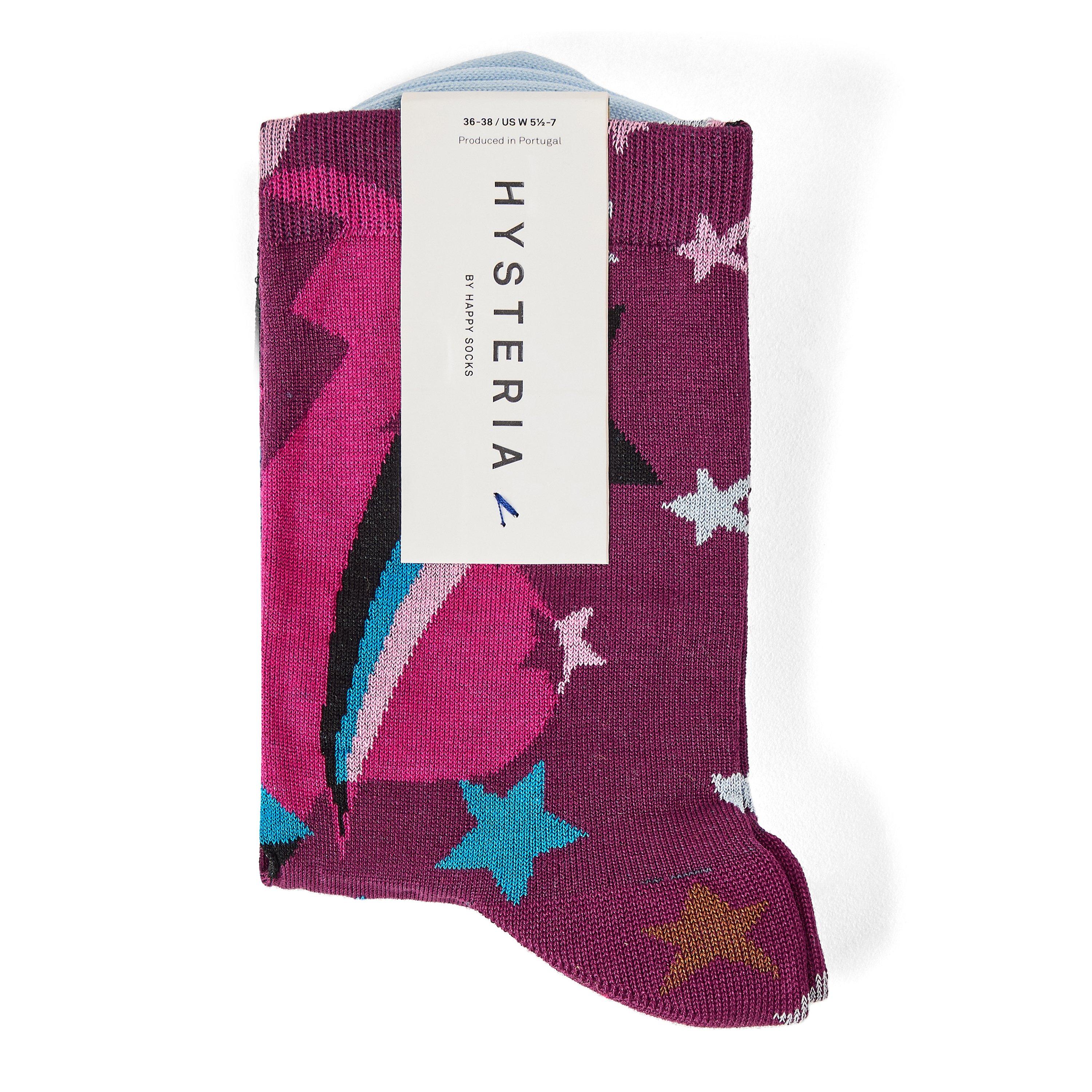 Dark Red - Happy Socks - Viola Ankle Sk 99 - 2