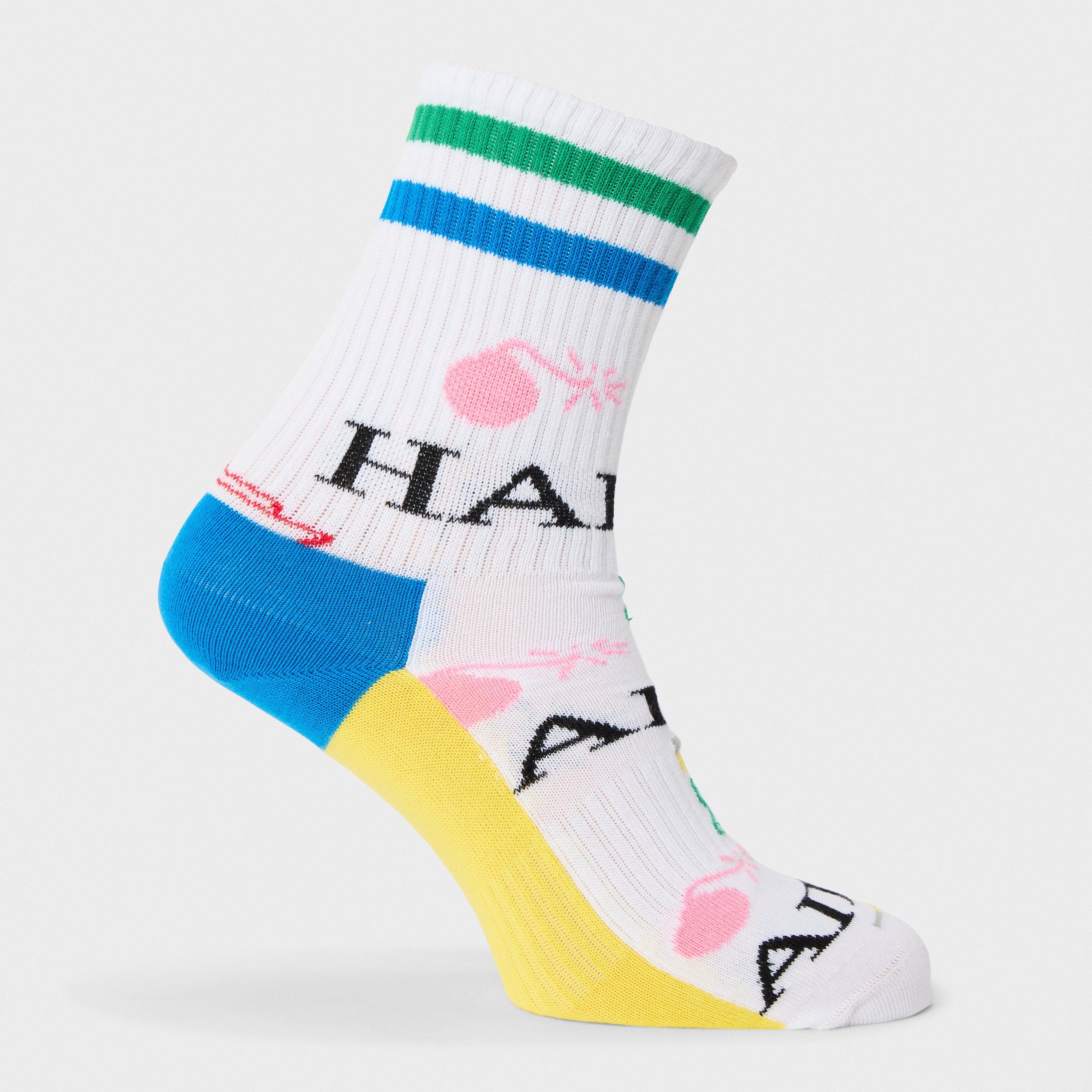 White - Happy Socks - Wingdings Pop - 1