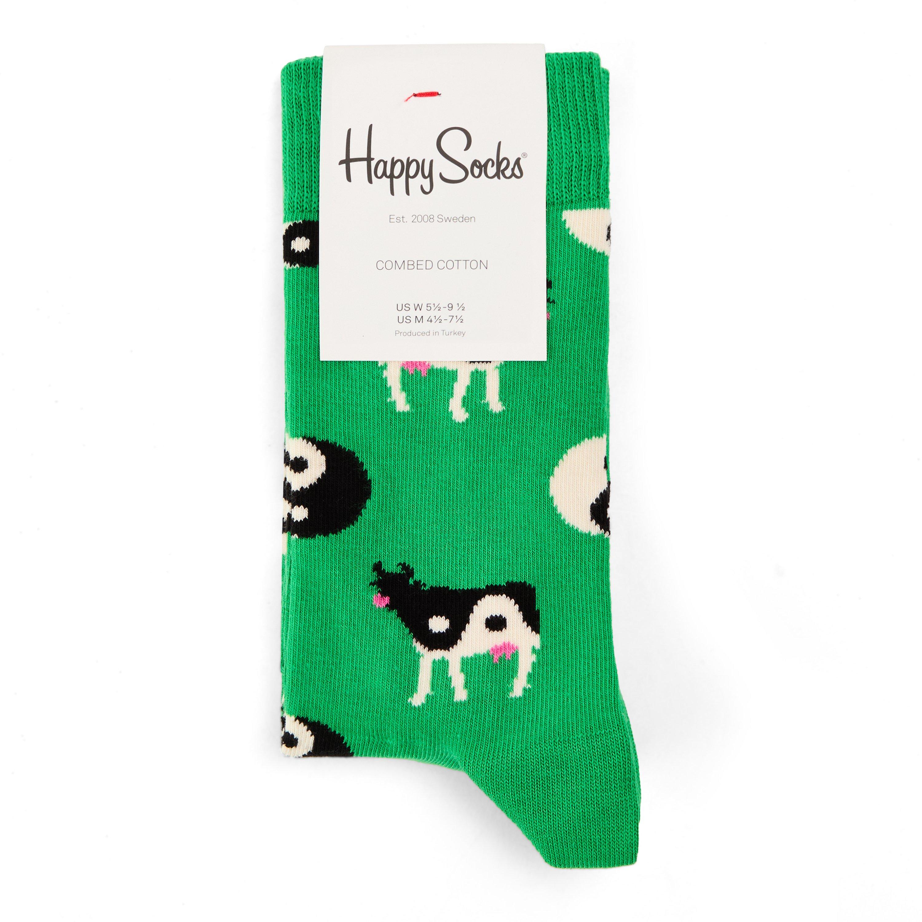 Groen - Happy Socks - Yin Yang Cow Sk 99 - 2