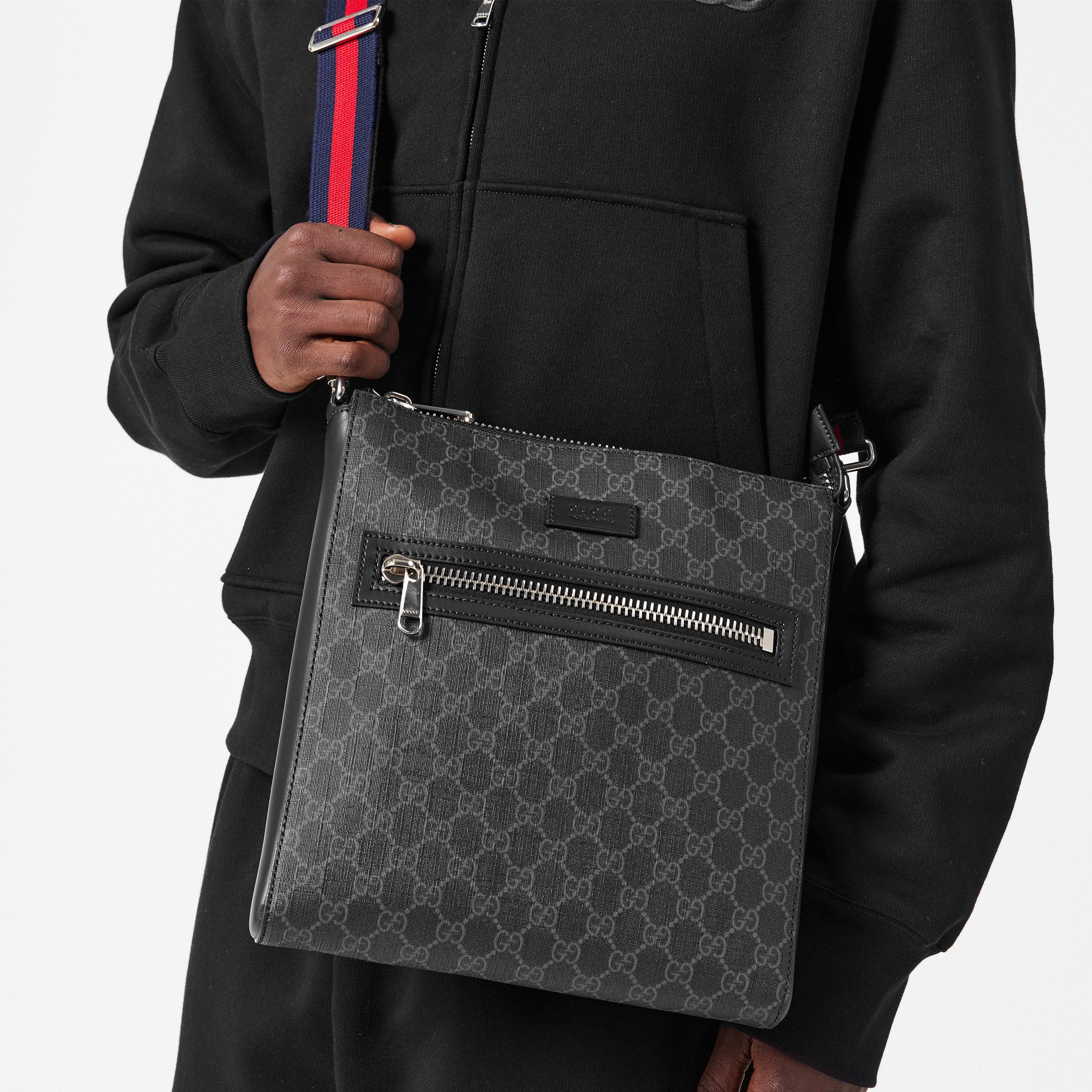 GG Black - Gucci - Men's Cross Body Bag - 3