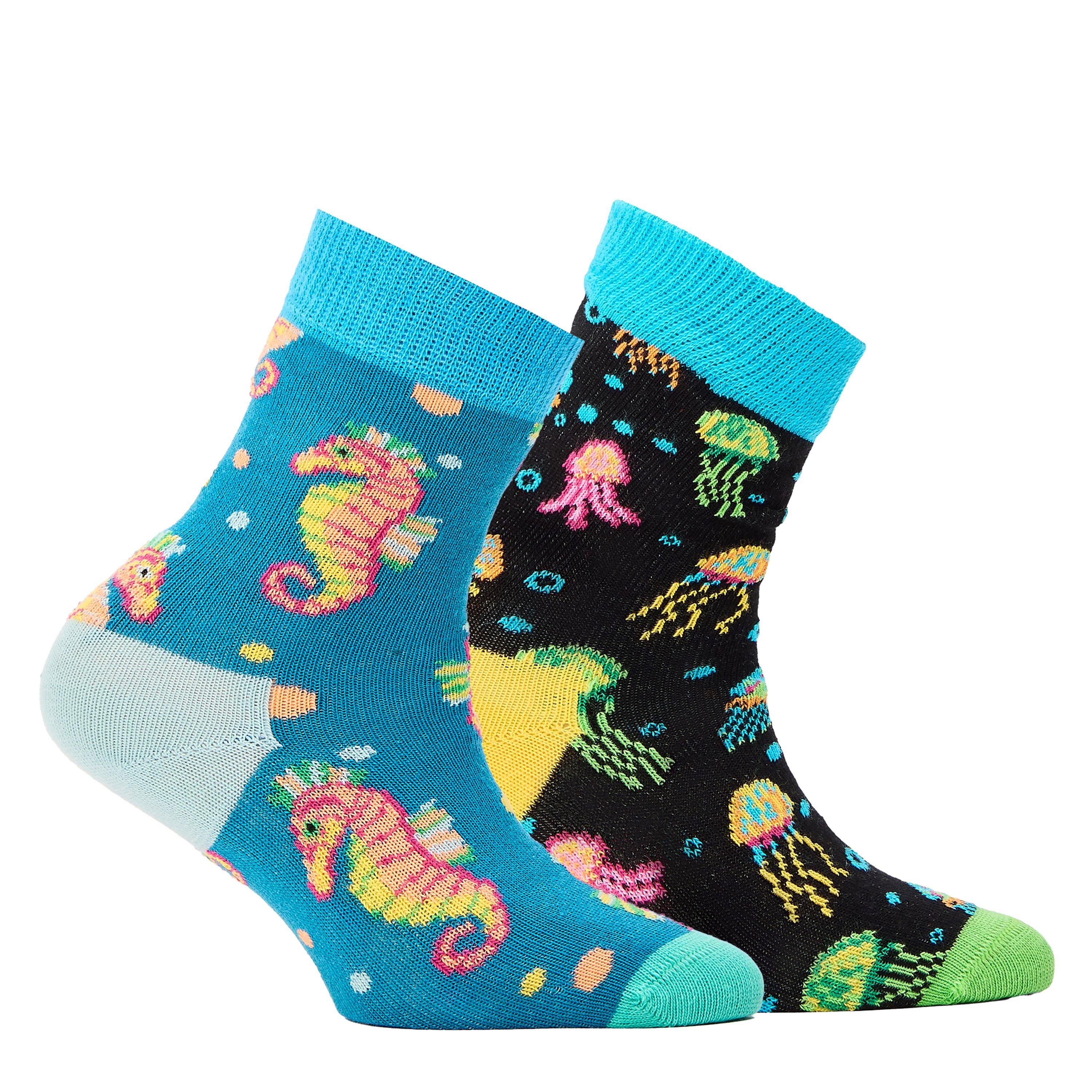 Happy Socks  Infant Sea Hours Sock Pop - Blue - 12-24M
