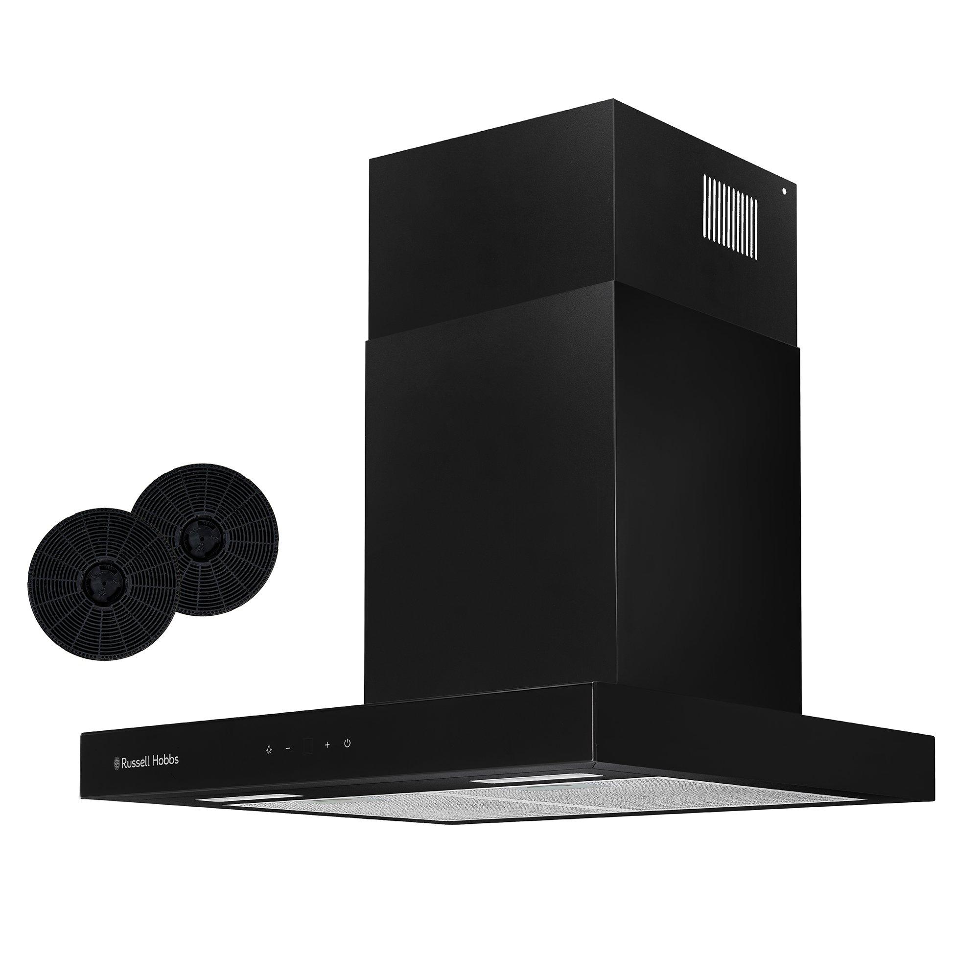 Black - Russell Hobbs - RHGCH603B 60cm T-Shaped Cooker Hood in Black - 11