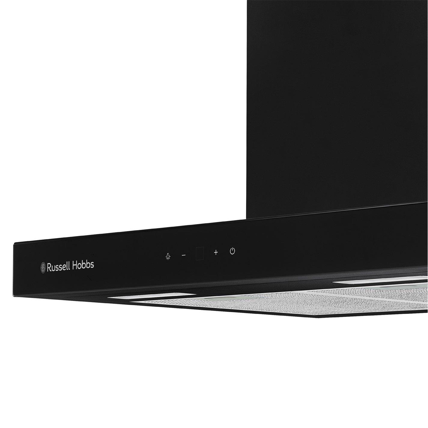 Black - Russell Hobbs - RHGCH603B 60cm T-Shaped Cooker Hood in Black - 12