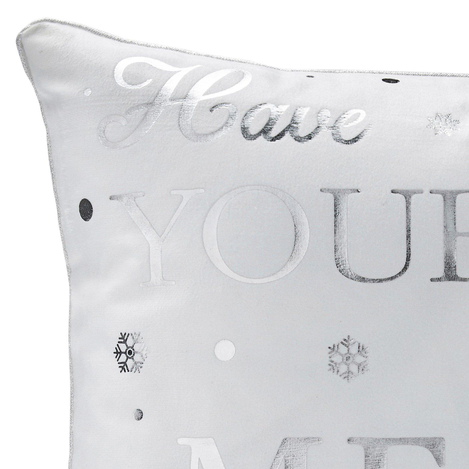 White - Alan Symonds - Have Yourself Christmas Cushion - 2