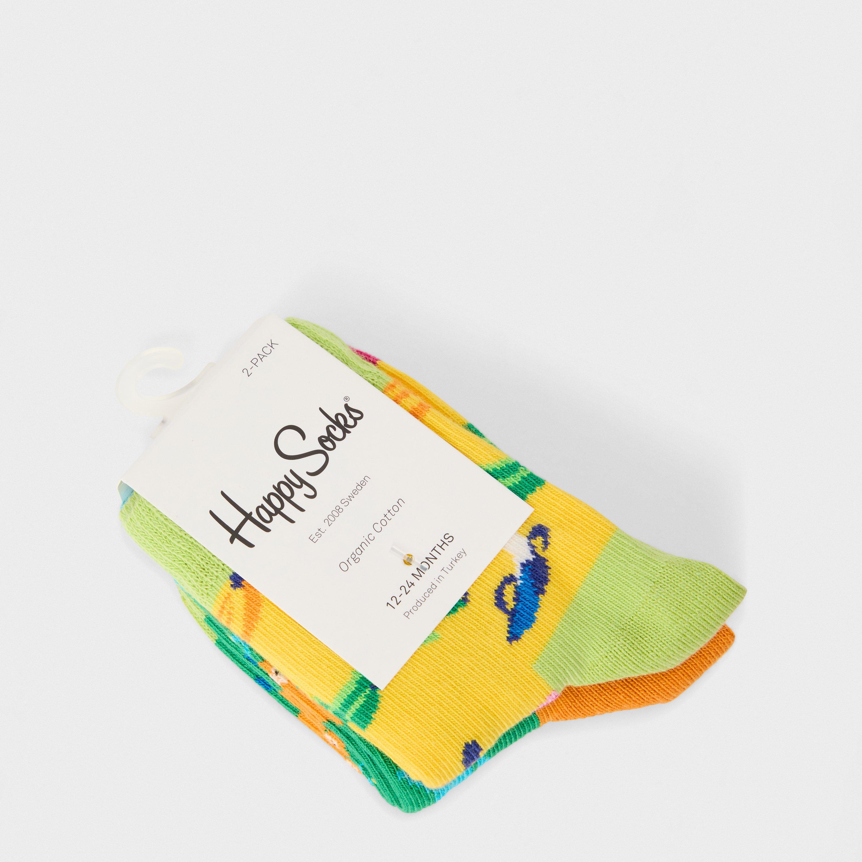 Green - Happy Socks - Monkey 2Pk Sk Bb99 - 2