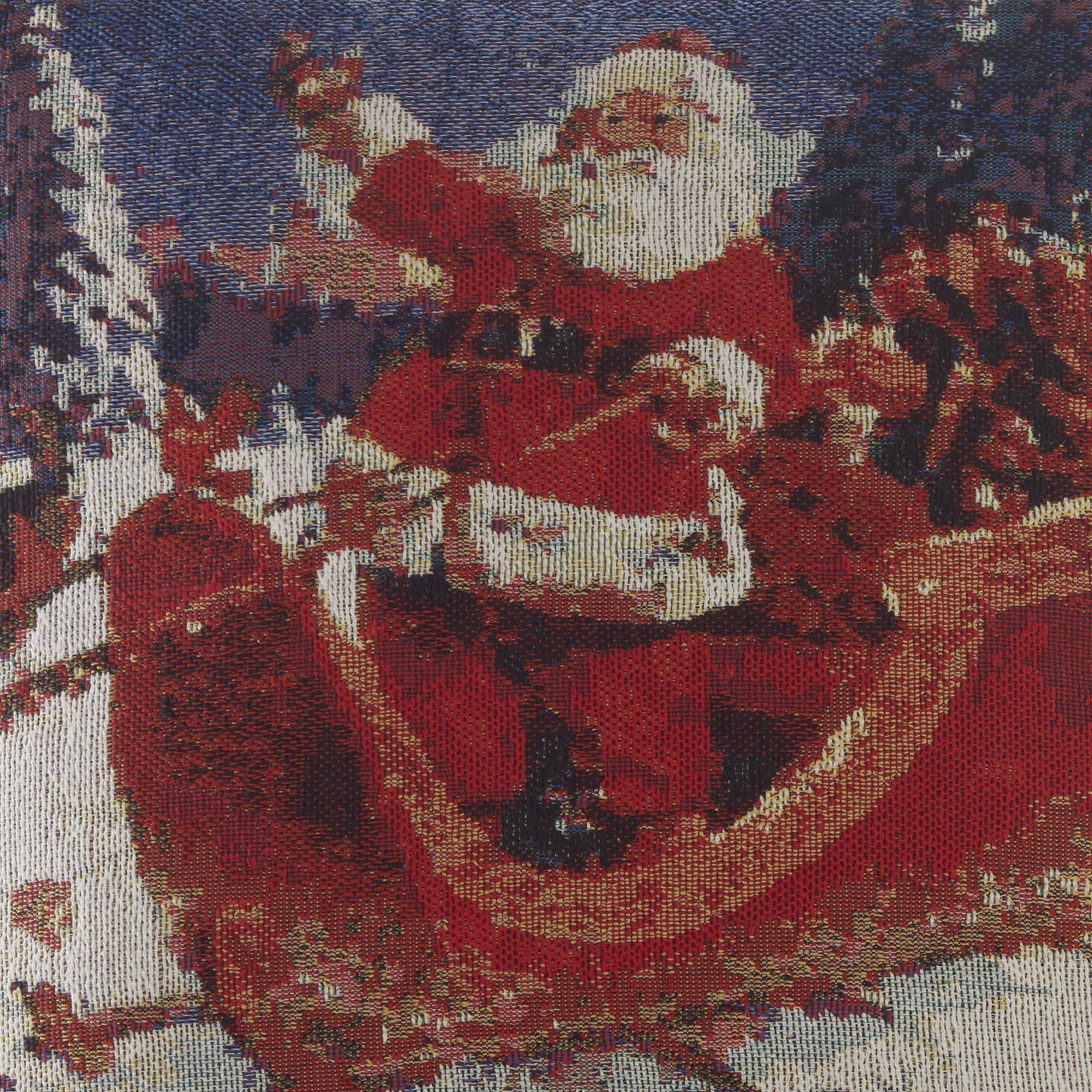Multicolour - Alan Symonds - Sleigh Tapestry Christmas Cushion - 3