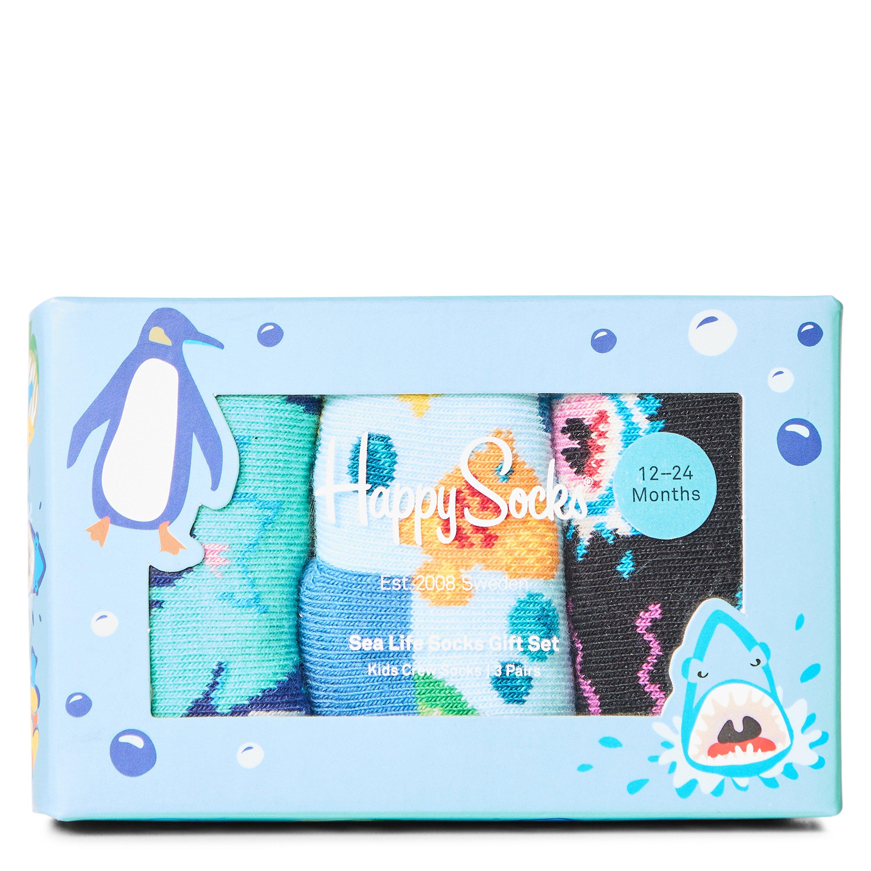 Light Green - Happy Socks - Sea 3Pk Gift Bb99 - 2