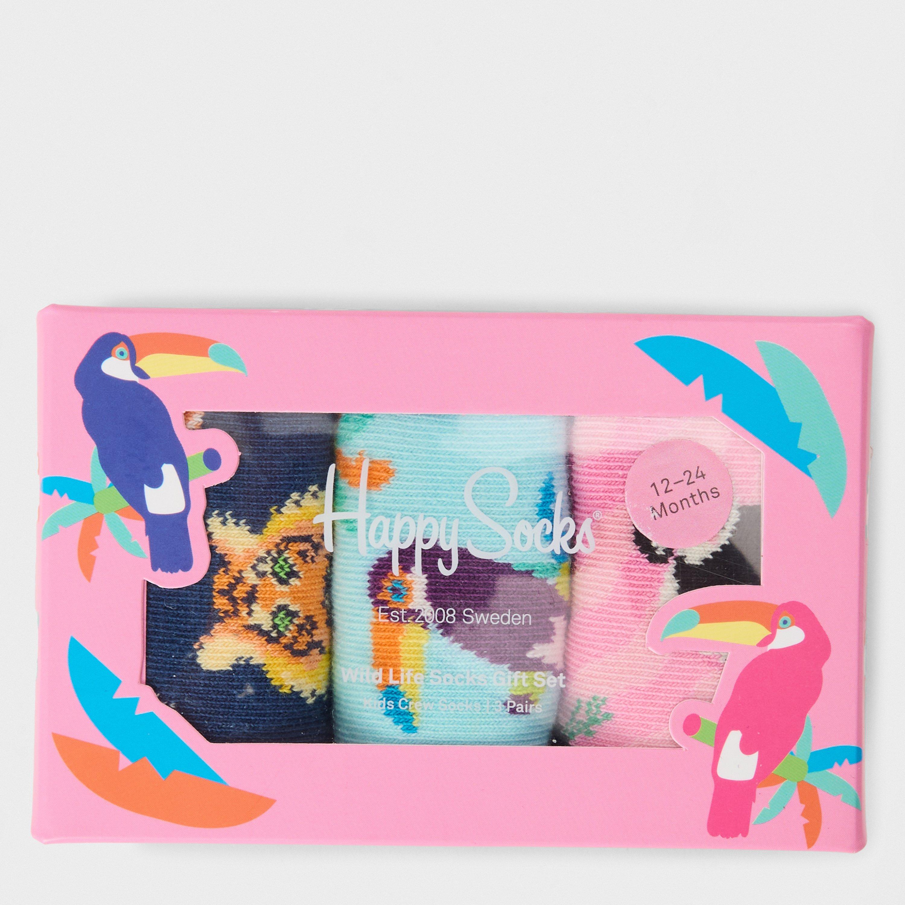 Light Pink - Happy Socks - Tiger 3Pk Gift Bb99 - 2