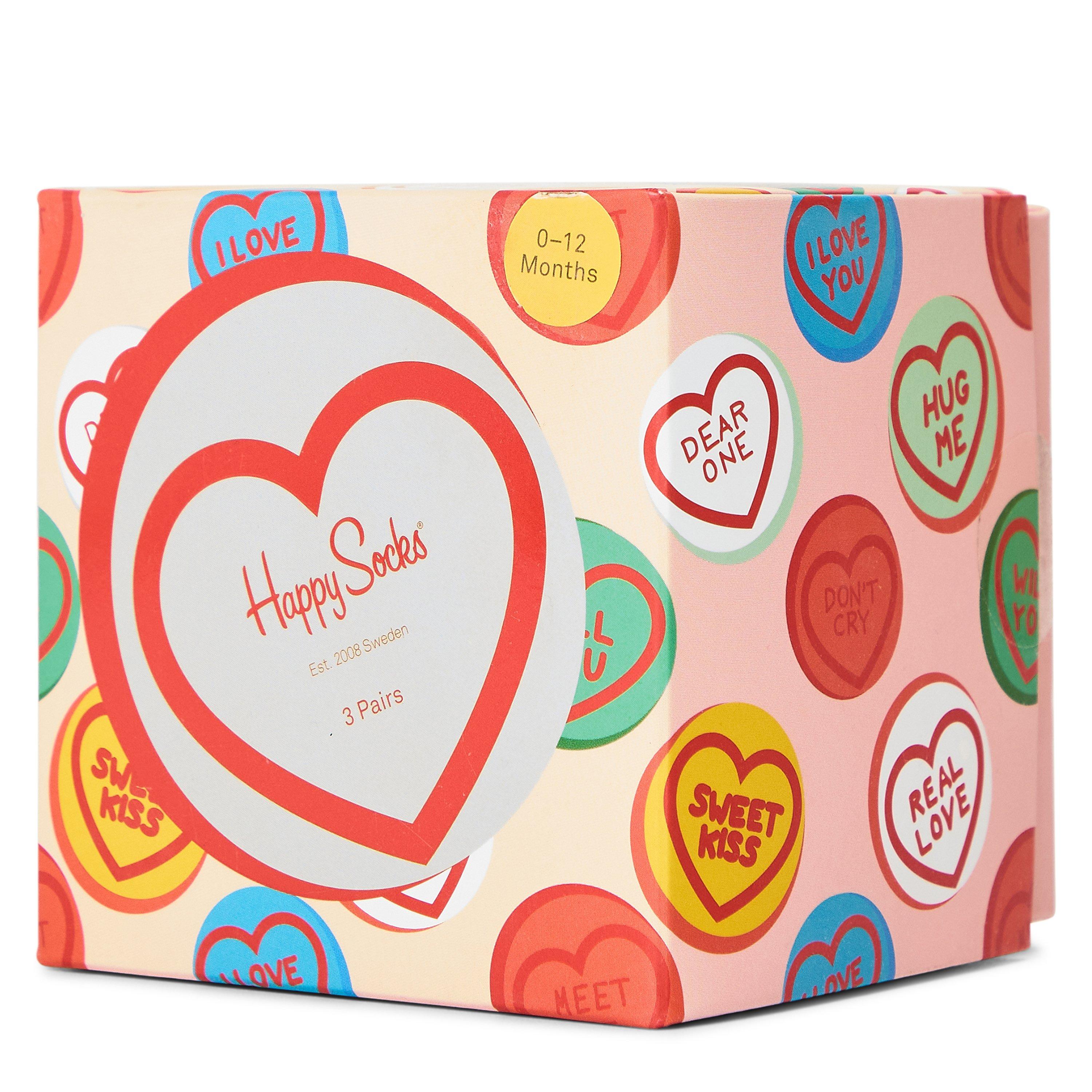 Rood - Happy Socks - Hart Sk Gift In99 - 2